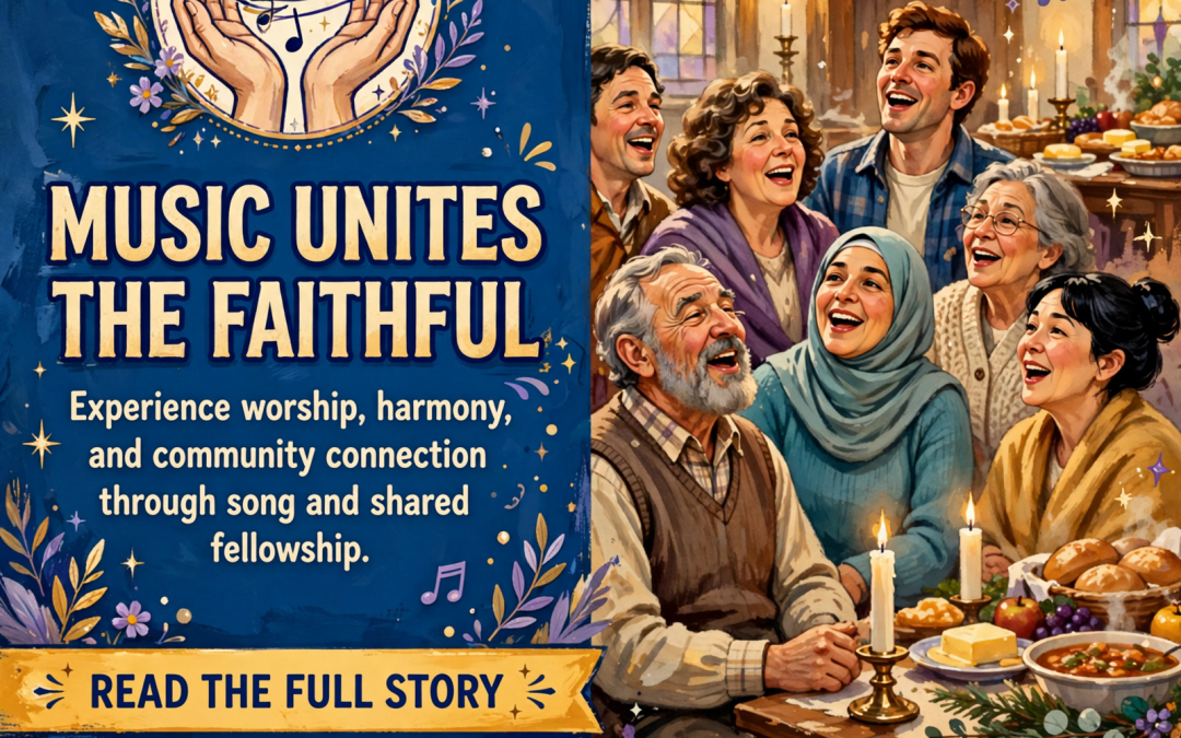 🎵 Abundant Grace Church Welcomes The Singing Believers for Sunday Service and Meal