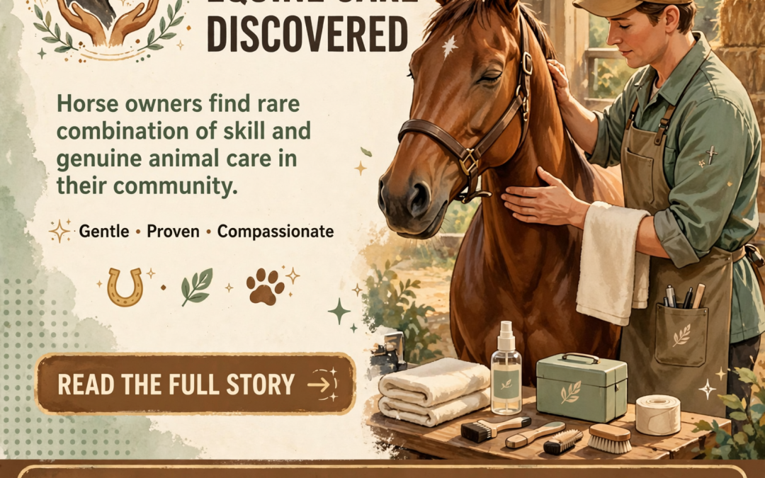 🐴 Finding Trusted Care for Horses: Centerline Performance Chiropractic Earns Local Praise