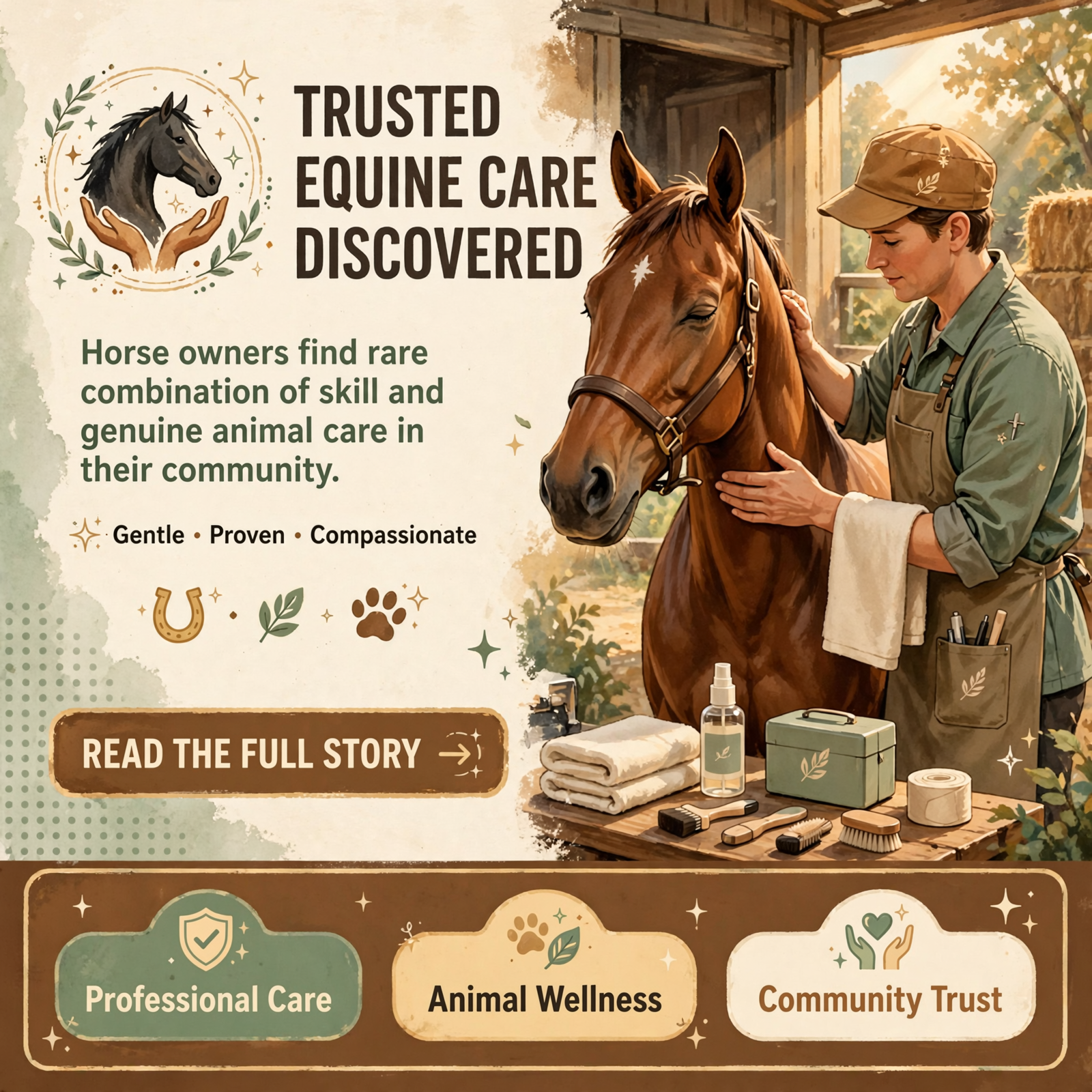 Featured image for "🐴 Finding Trusted Care for Horses: Centerline Performance Chiropractic Earns Local Praise"