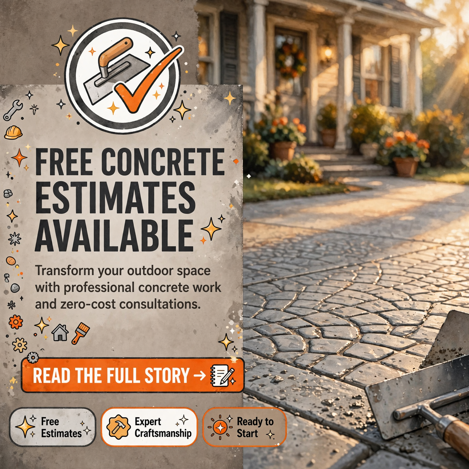 ποΈ MC Concrete Offers Free Estimates on Driveways, Patios, and More β Featured Image Featured image for "ποΈ MC Concrete Offers Free Estimates on Driveways, Patios, and More"
