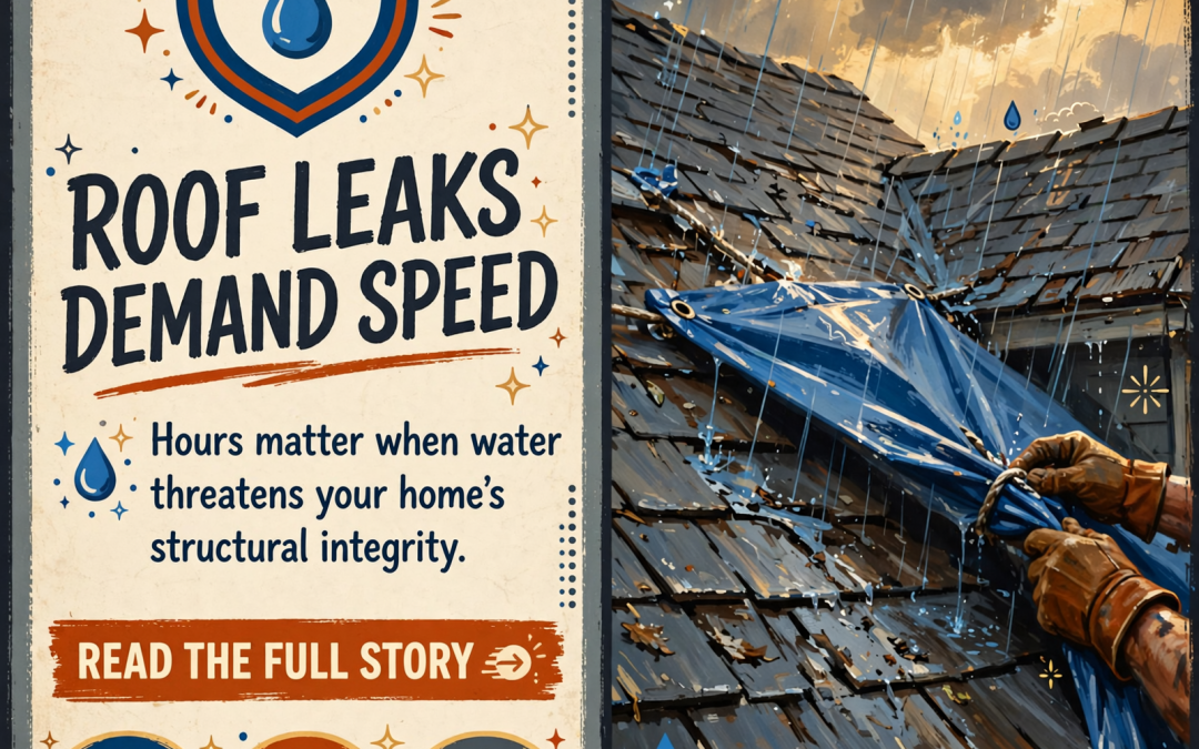 🚨 When a Roof Leak Strikes: Why Emergency Tarping Matters in Dayton and Beyond