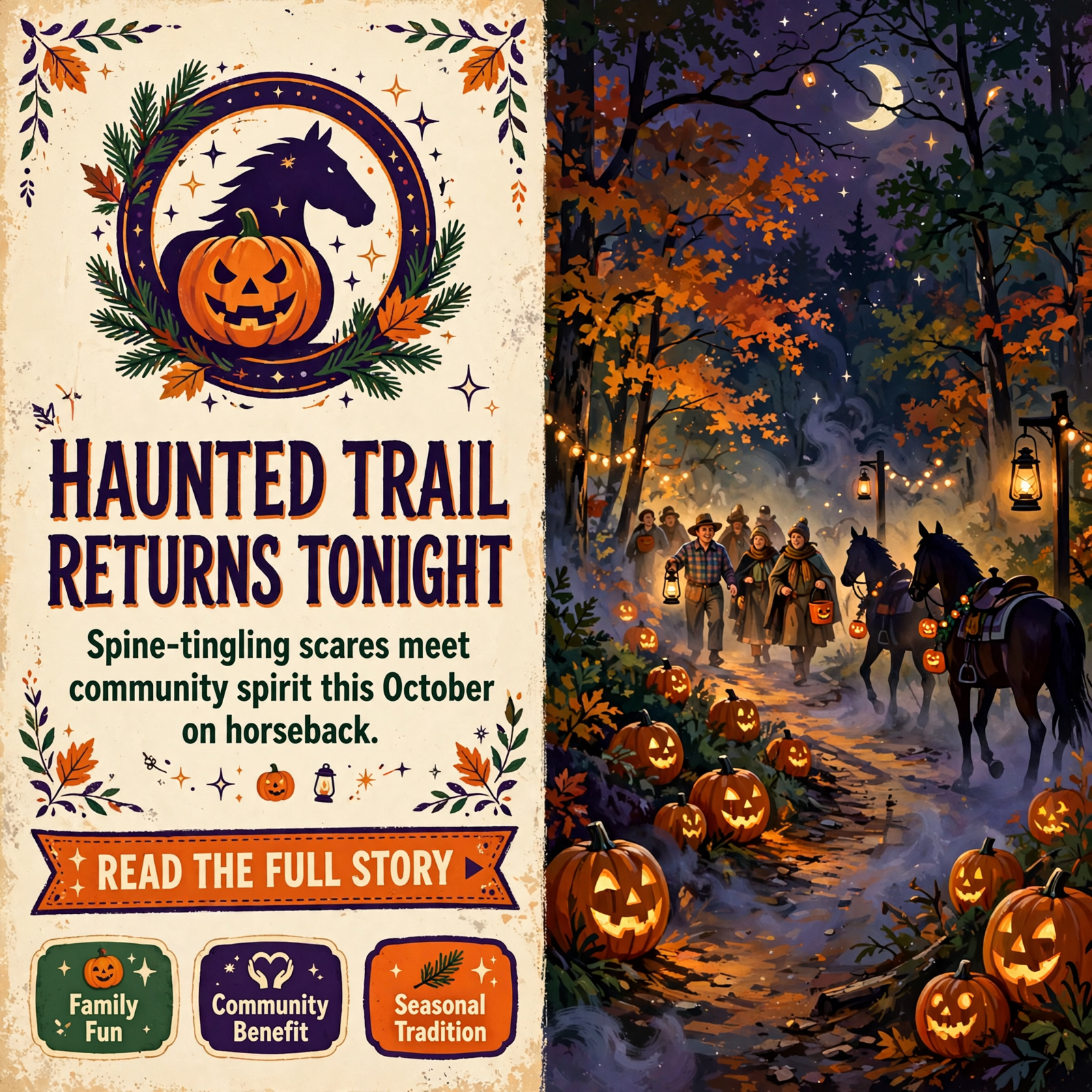 π Grundy County Saddle Club Haunted Trail Open for October Weekends β Featured Image Featured image for "π Grundy County Saddle Club Haunted Trail Open for October Weekends"