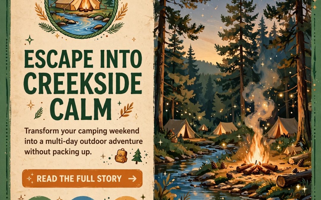 🏕️ Five Reasons to Plan Your Next Camping Trip to Stillwaters Creek in Spencer