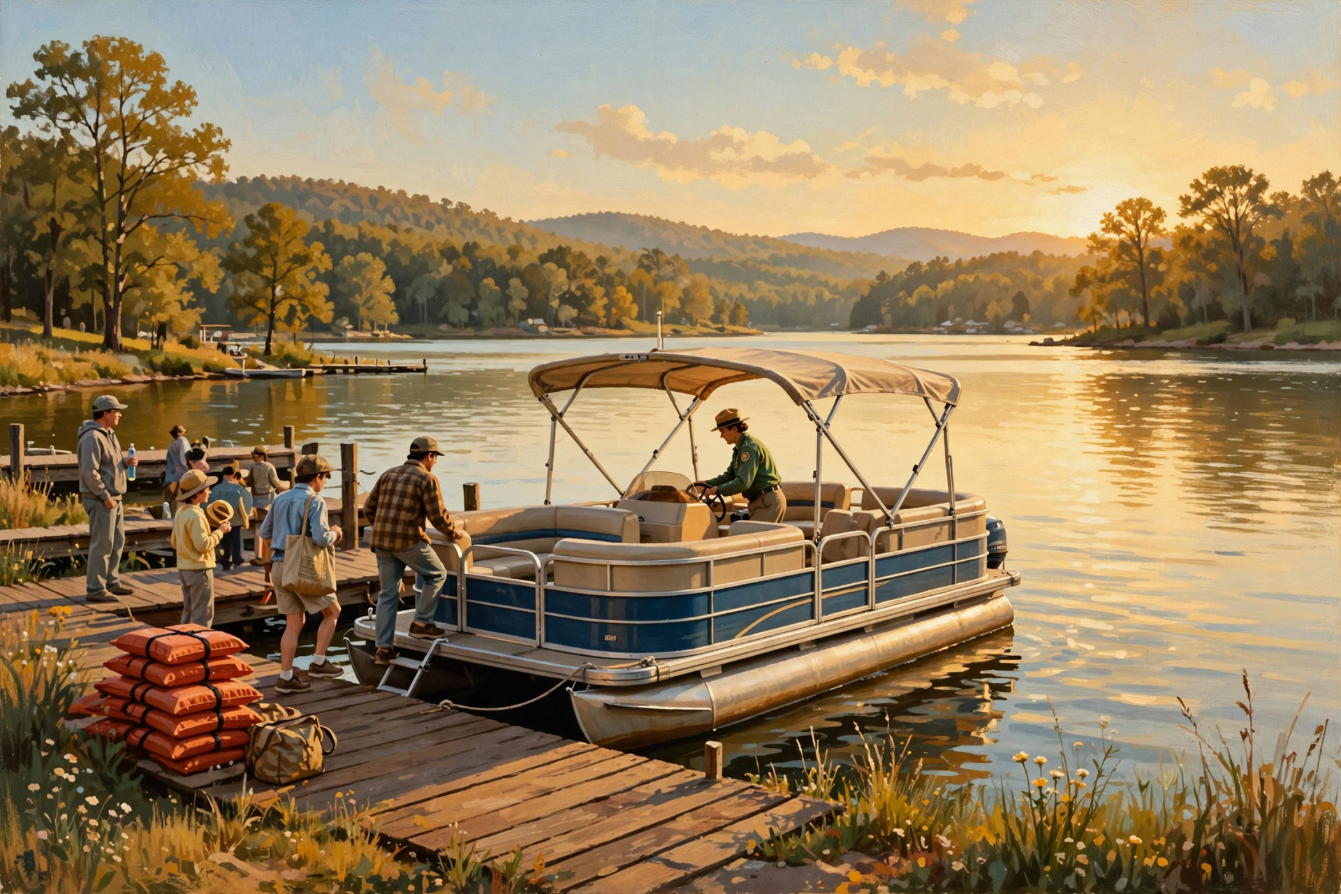 Illustration for ⛵ A Free Ranger Boat Ride at Harrison Bay