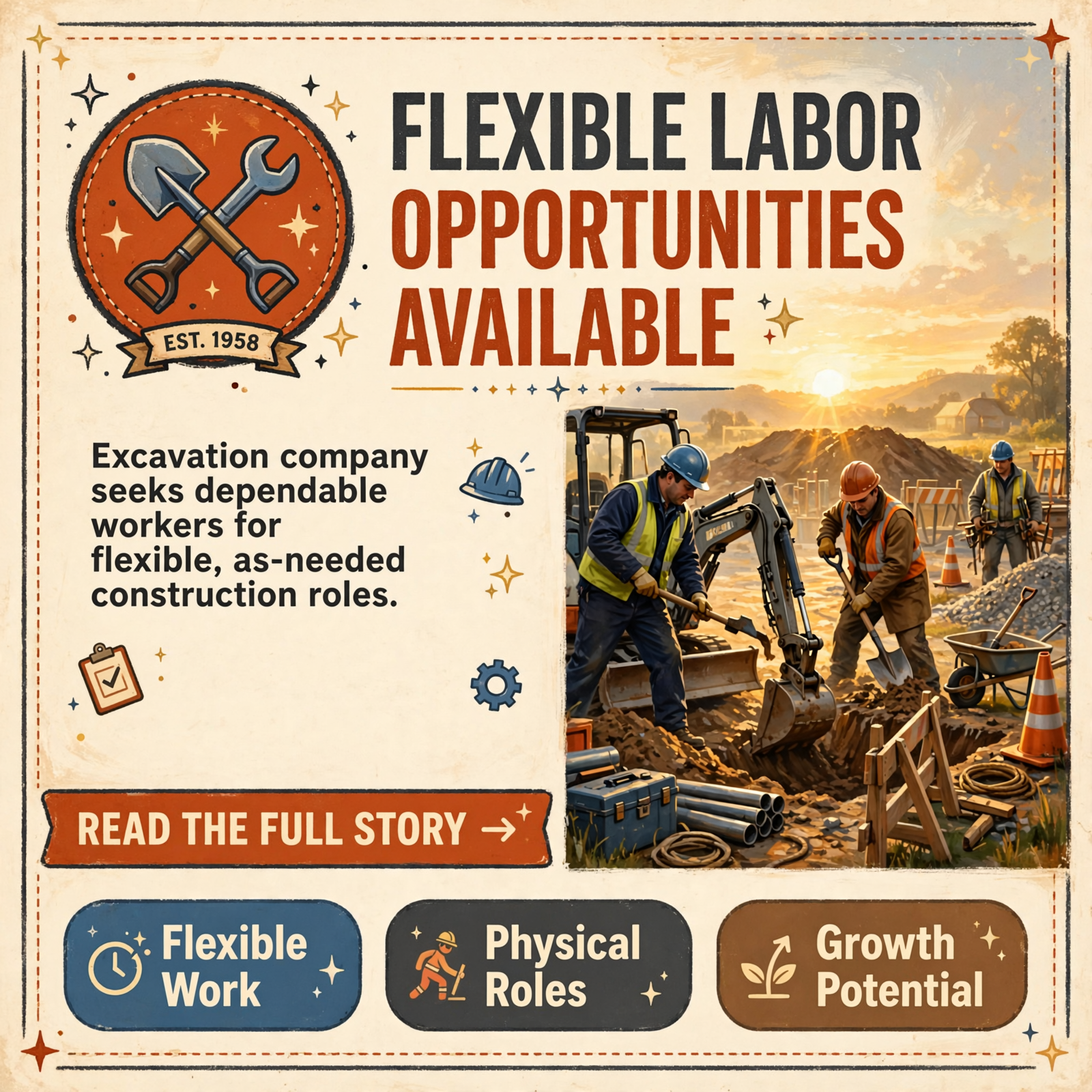 🛠️ Dirt Works Solutions Hiring As-Needed General Labor Subcontractors in Middle Tennessee — Featured Image Featured image for "🛠️ Dirt Works Solutions Hiring As-Needed General Labor Subcontractors in Middle Tennessee"