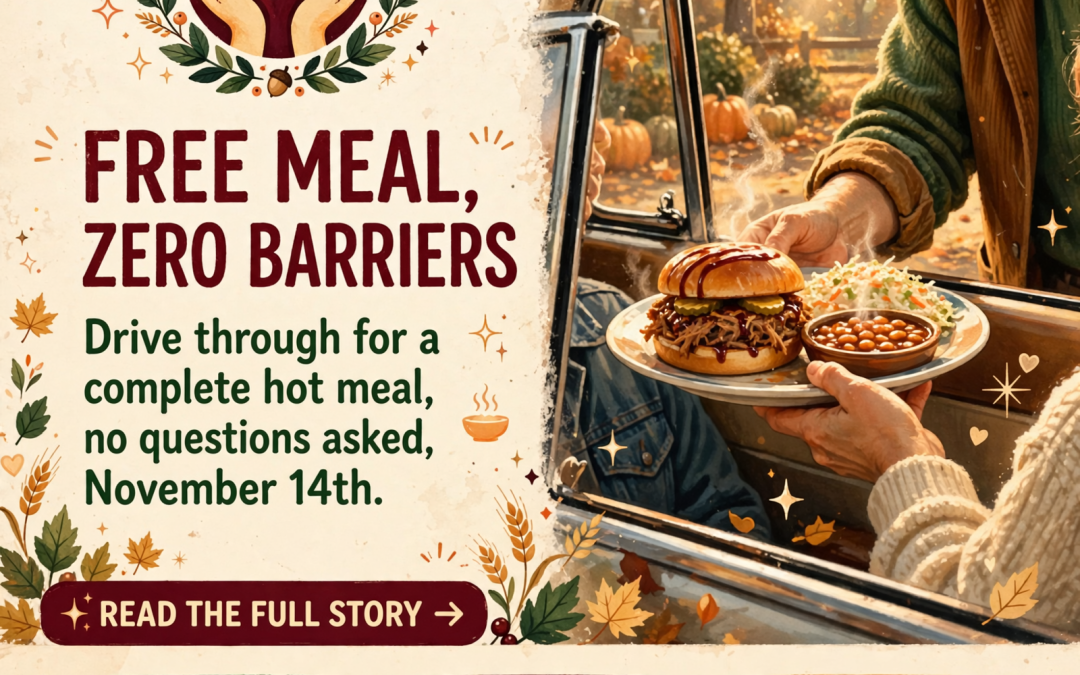 Free Drive-Thru Community Meal in Dunlap – November 14th 🍽️