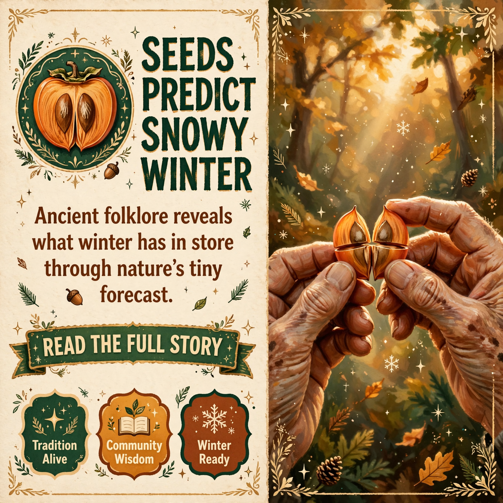 Featured image for "🥄 Ocoee River State Park Reveals 2026 Winter Forecast Using Persimmon Seed Tradition"