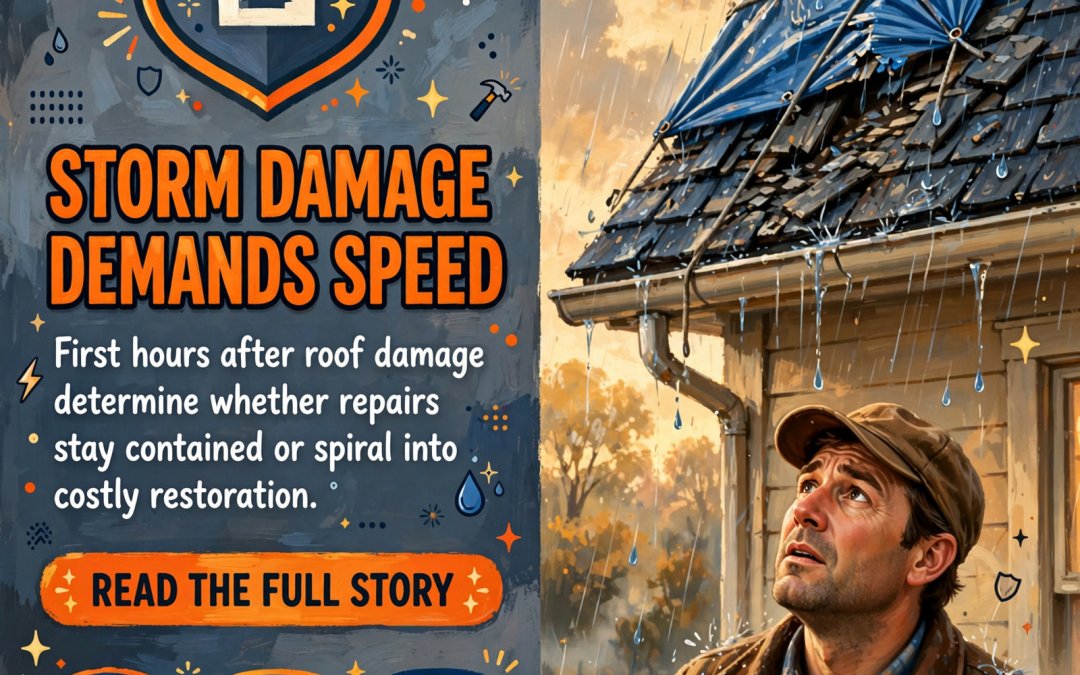 🚨 Emergency Roof Tarping in Dayton: Why Quick Action Protects Your Home