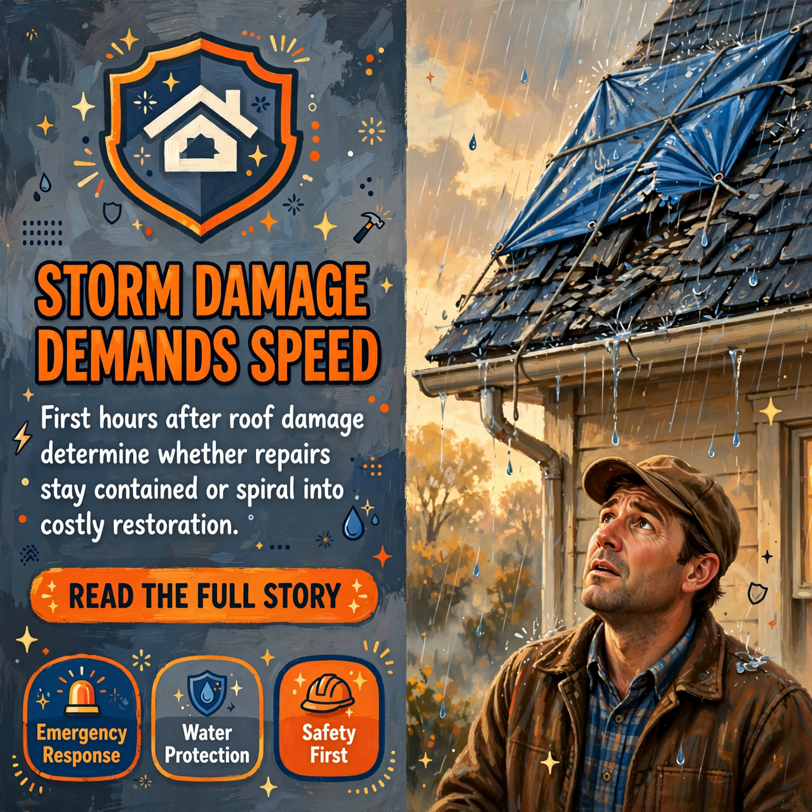 Featured image for "🚨 Emergency Roof Tarping in Dayton: Why Quick Action Protects Your Home"