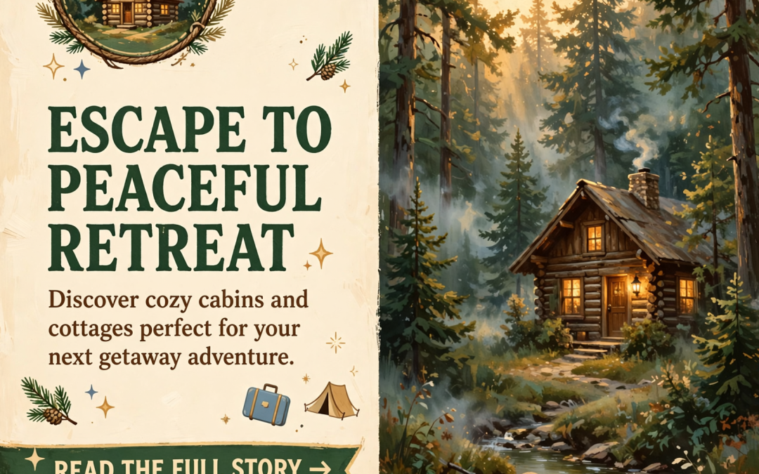 🏡 Deer Creek Properties Invites Guests to Book Cabins and Cottages in Spencer