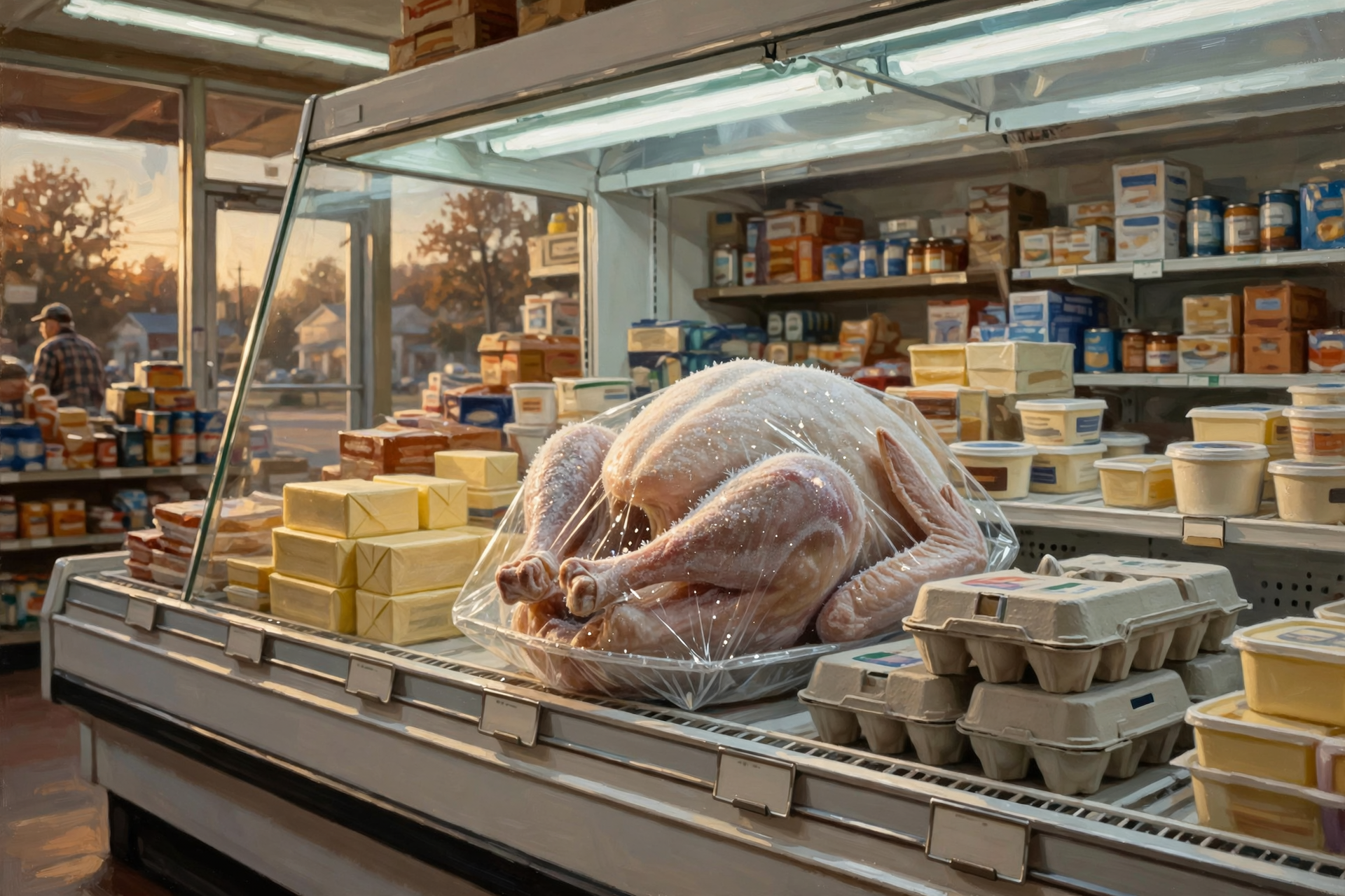 Illustration for 🦃 Thanksgiving Is Five Weeks Out: The Bird Costs More, the Butter Costs Less