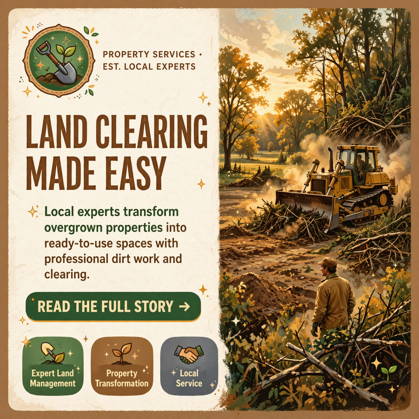 Featured image for "🏡 Lot Clearing and Dirt Work Services Available in Dunlap"