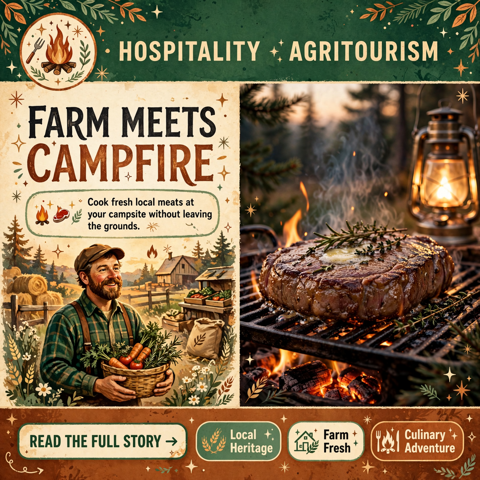 Featured image for "🔥 Farm-to-Campfire Dining Comes to South Pittsburg RV Park"