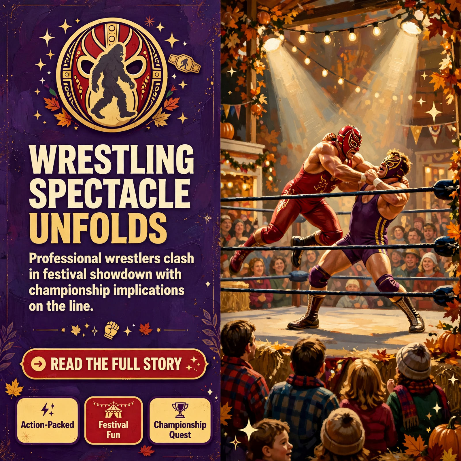 🎭 RESOLUTE Wrestling Day 1 Results from Upper Cumberland Bigfoot Festival — Featured Image Featured image for "🎭 RESOLUTE Wrestling Day 1 Results from Upper Cumberland Bigfoot Festival"