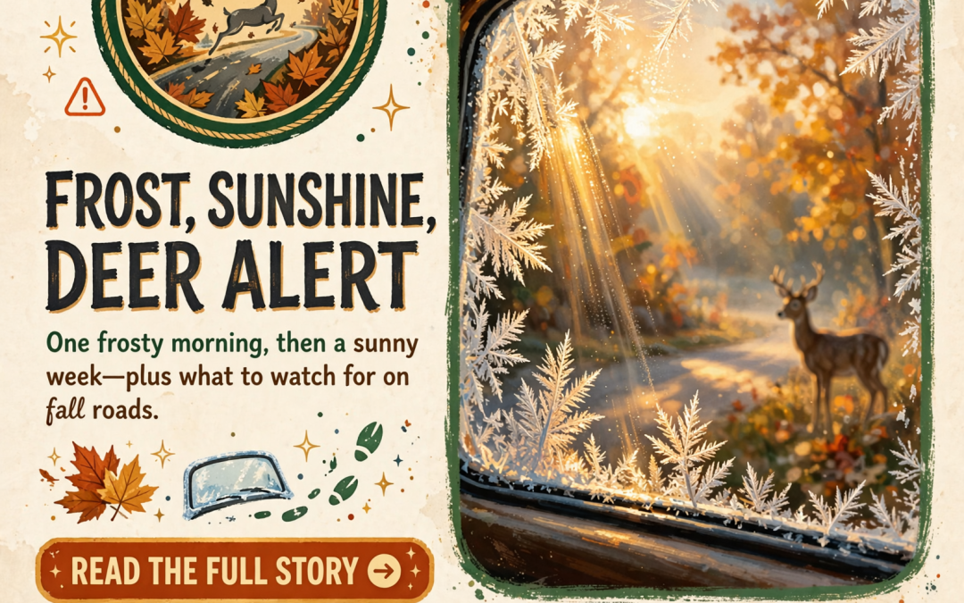 π Leaf Lookers, Busy Deer and Two Weeks Till We Fall Back: Your Roads & Commute Report