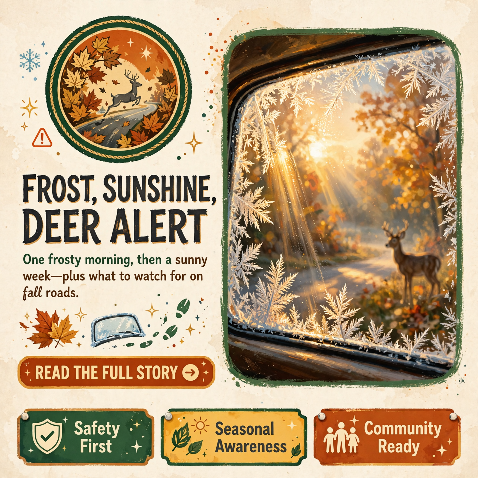 π Leaf Lookers, Busy Deer and Two Weeks Till We Fall Back: Your Roads & Commute Report β Featured Image Featured image for "π Leaf Lookers, Busy Deer and Two Weeks Till We Fall Back: Your Roads & Commute Report"