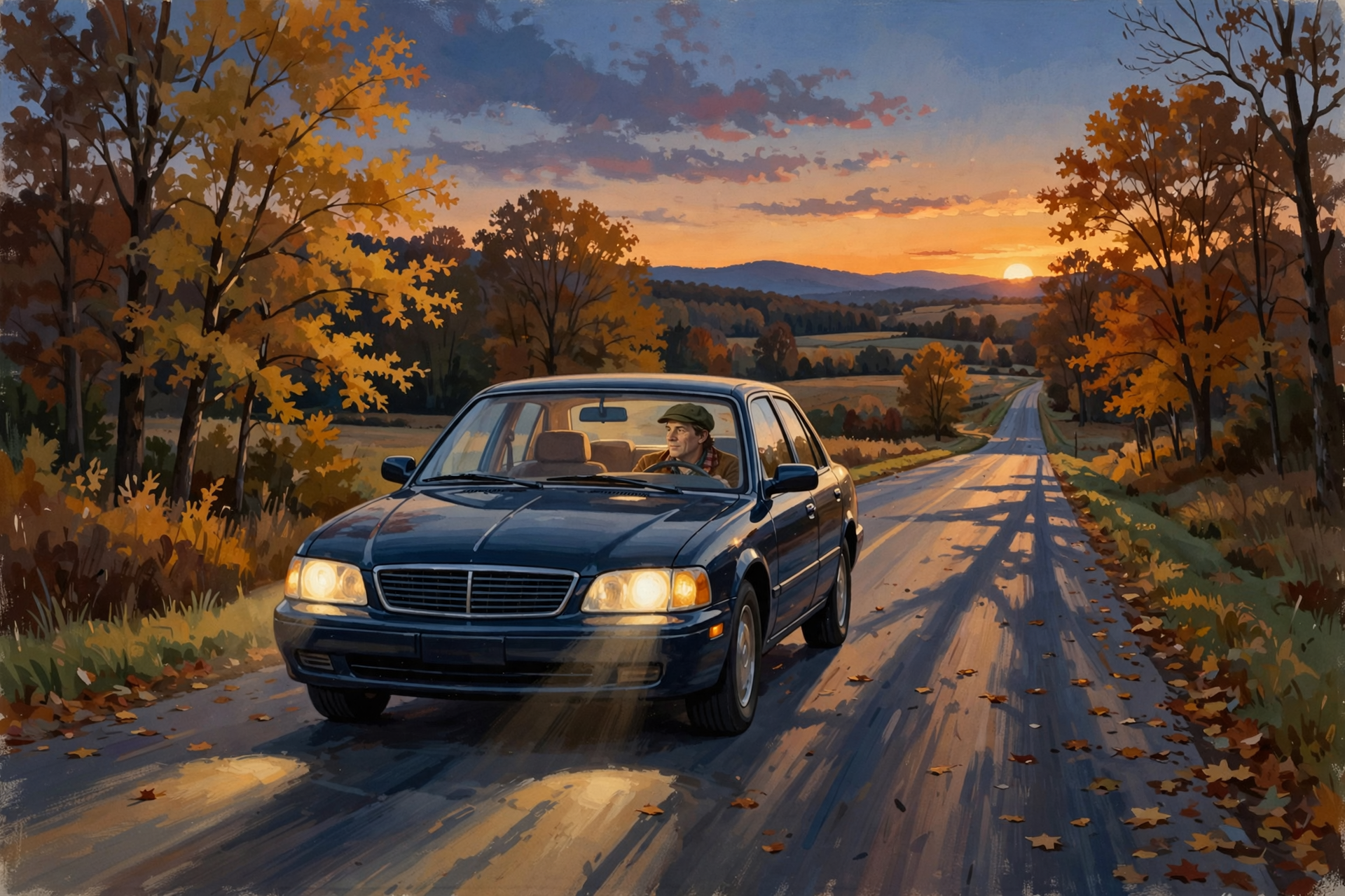 Illustration for 🕰οΈ Two Weeks Till We Fall Back: Plan for a Darker Drive Home