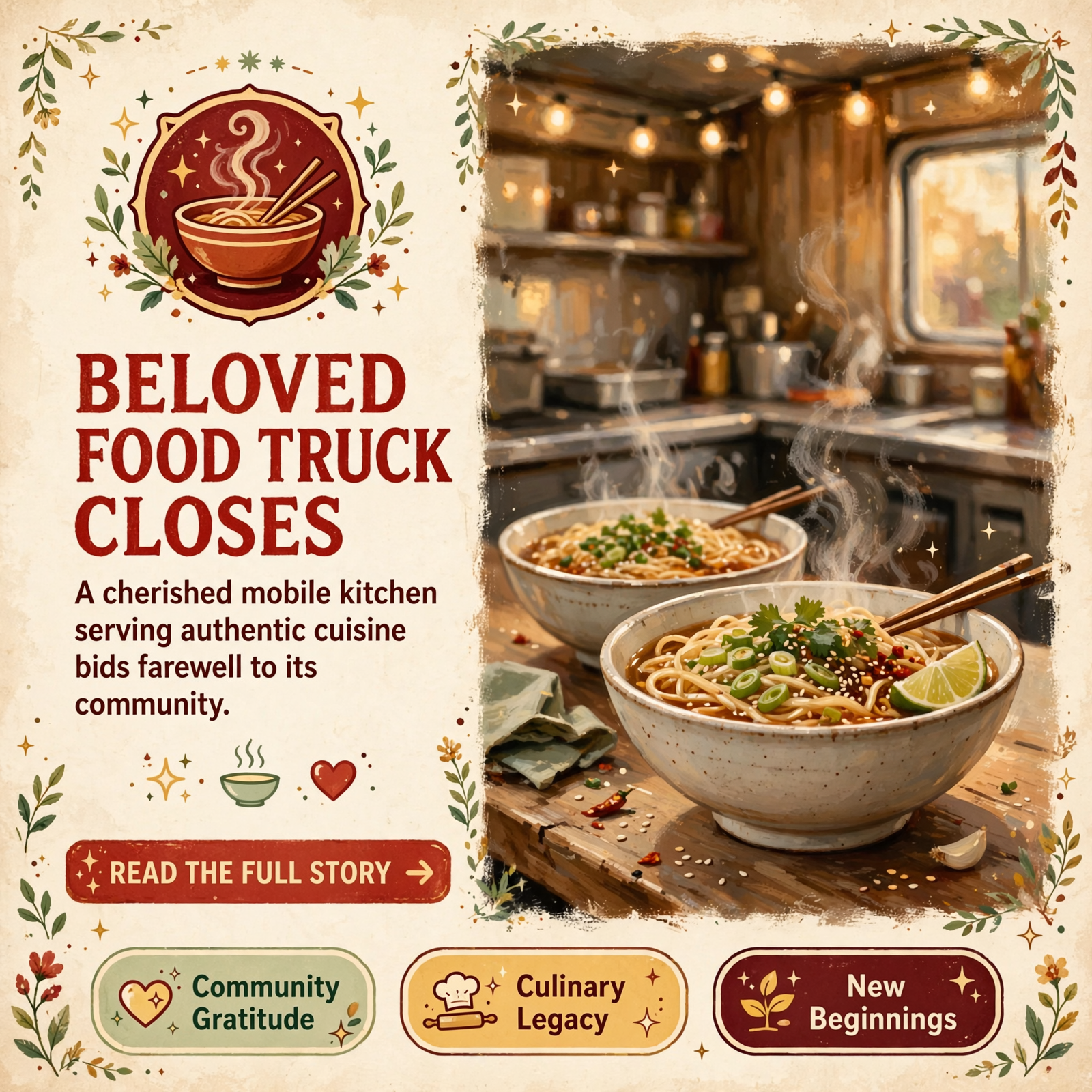 Featured image for "🍜 Taste of China Announces Permanent Closure"