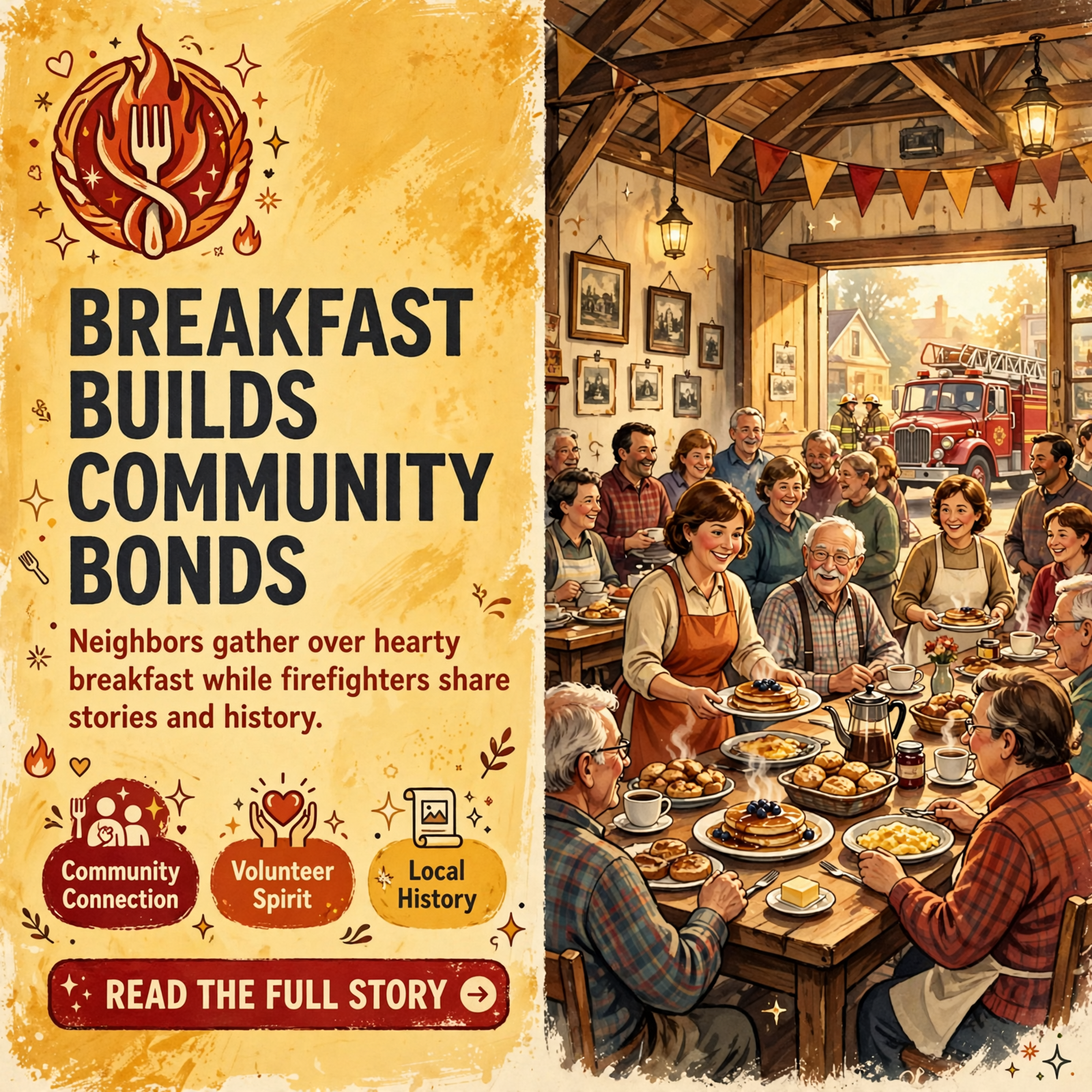🍳 Community Gathers for Annual Fall Fundraiser Breakfast with Fire Department Display — Featured Image Featured image for "🍳 Community Gathers for Annual Fall Fundraiser Breakfast with Fire Department Display"