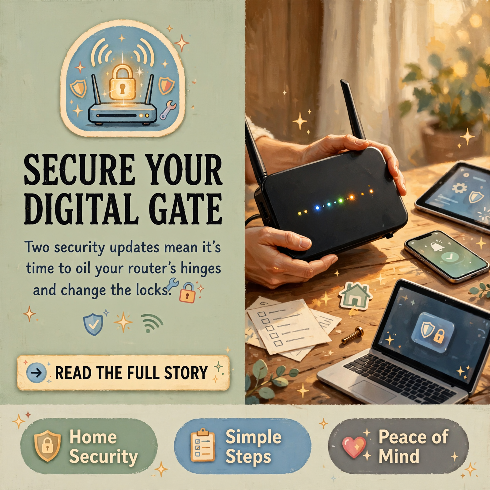 πΆ Give Your Wi-Fi Router a Fall Check-Up: Updates, Passwords and a Guest Network Before Company Comes β Featured Image Featured image for "πΆ Give Your Wi-Fi Router a Fall Check-Up: Updates, Passwords and a Guest Network Before Company Comes"