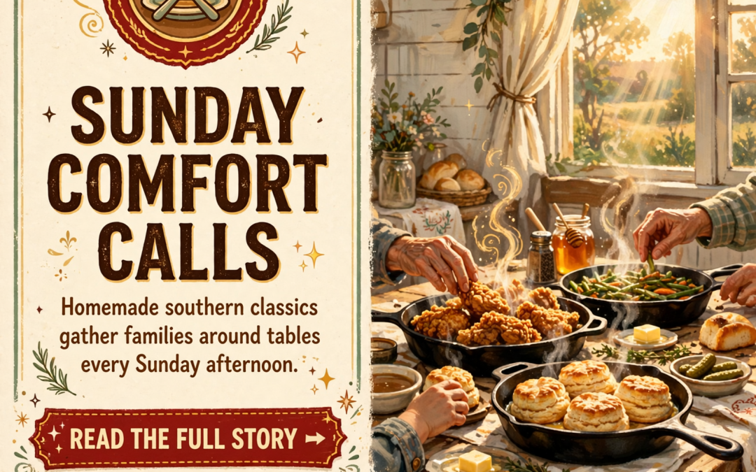 🍽️ Sunday Comfort Food Menu at Anthony and Theresa’s Homecookin’ in Dunlap