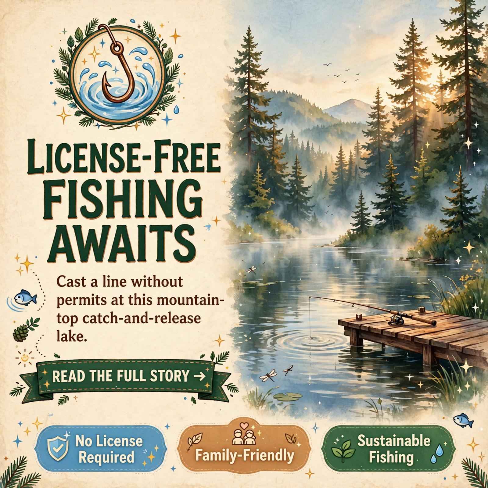 Featured image for "🎣 Catch-and-Release Fishing at Sasquatch Farm Scenic RV Park & Campground Near South Pittsburg"