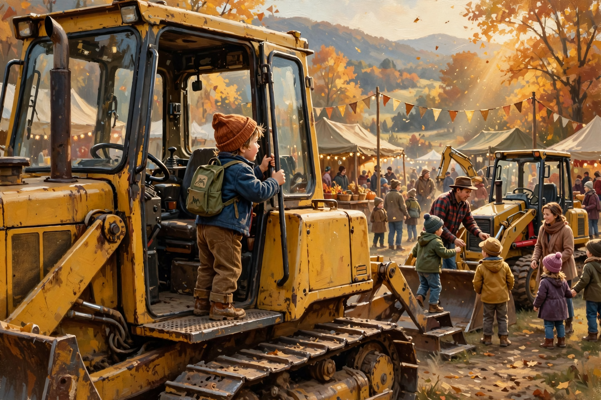 Illustration for 🚜 Let the Kids Climb a Real Bulldozer at KIDstruction Fest in Cleveland