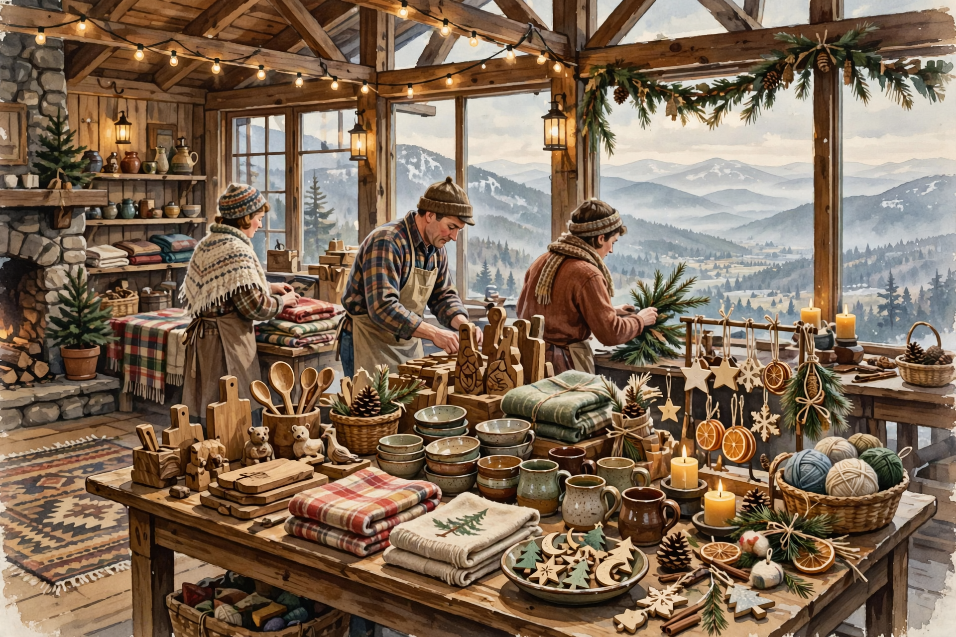 Illustration for 🌲 Meet the Makers on Top of Lookout Mountain at the Cloudland Holiday Maker's Market