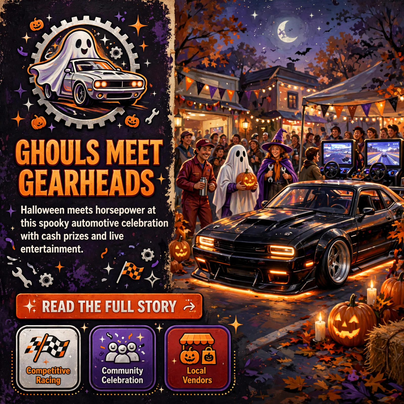 π Ghouls & Gears Halloween Car Show Comes to Whitwell October 30th β Featured Image Featured image for "π Ghouls & Gears Halloween Car Show Comes to Whitwell October 30th"