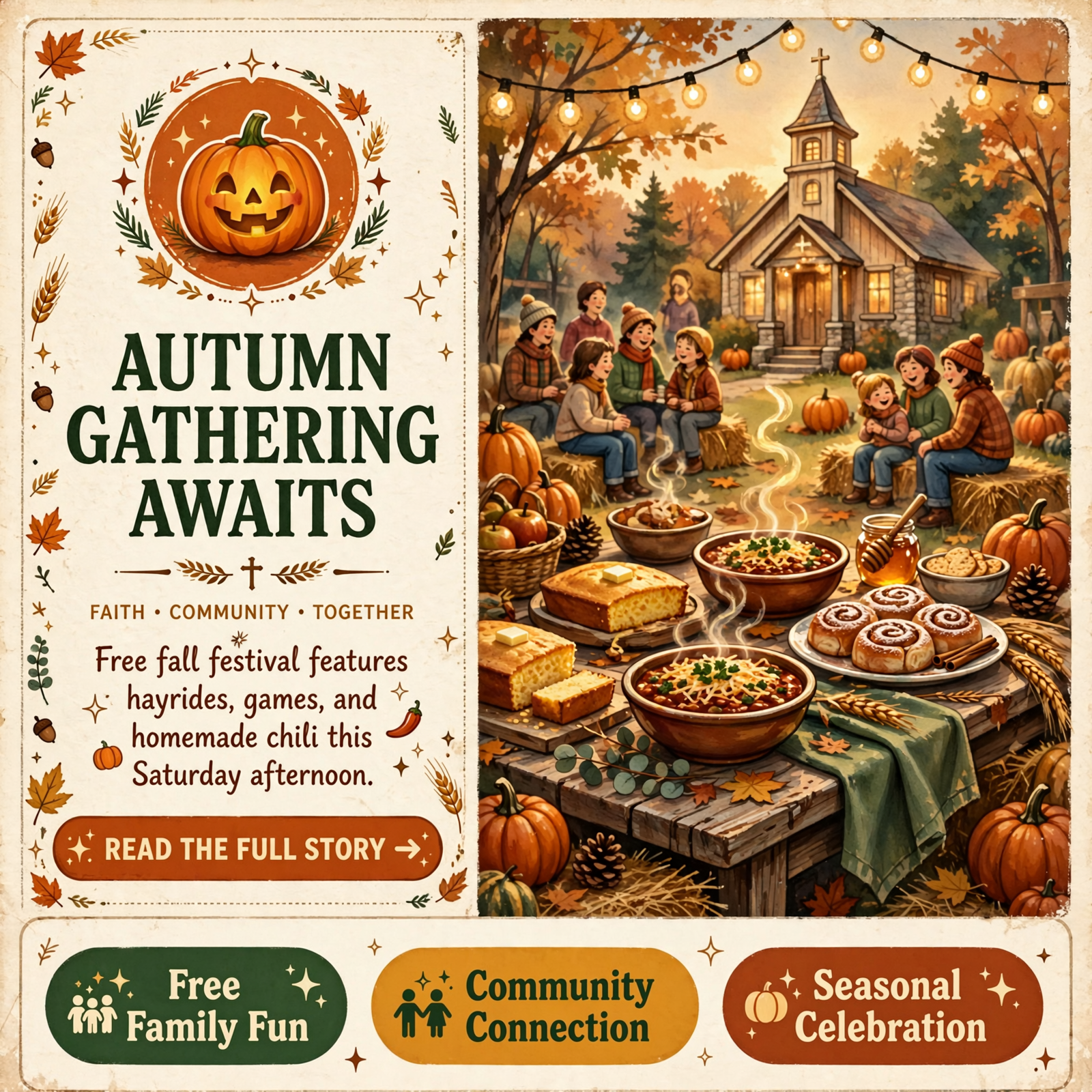 ๐ Daus Baptist Church Fall Festival in Whitwell – Free Food, Games & Hayrides, October 24 โ Featured Image Featured image for "๐ Daus Baptist Church Fall Festival in Whitwell - Free Food, Games & Hayrides, October 24"