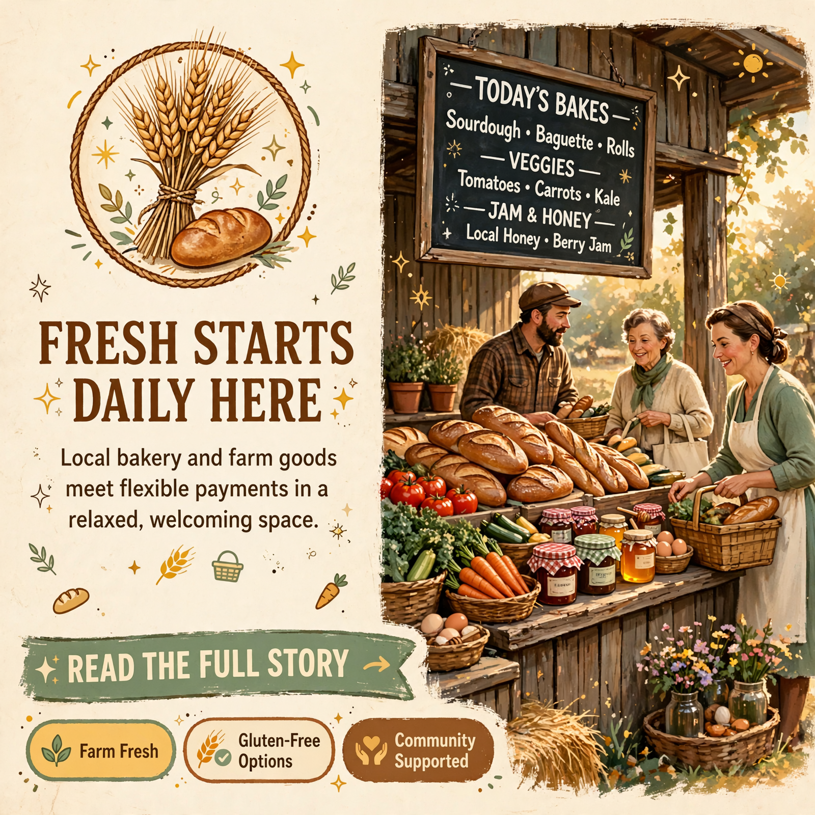 Featured image for "🥖 Piney Pantry Farmstand Opens Daily in Spencer with Fresh Bakery & Local Foods"