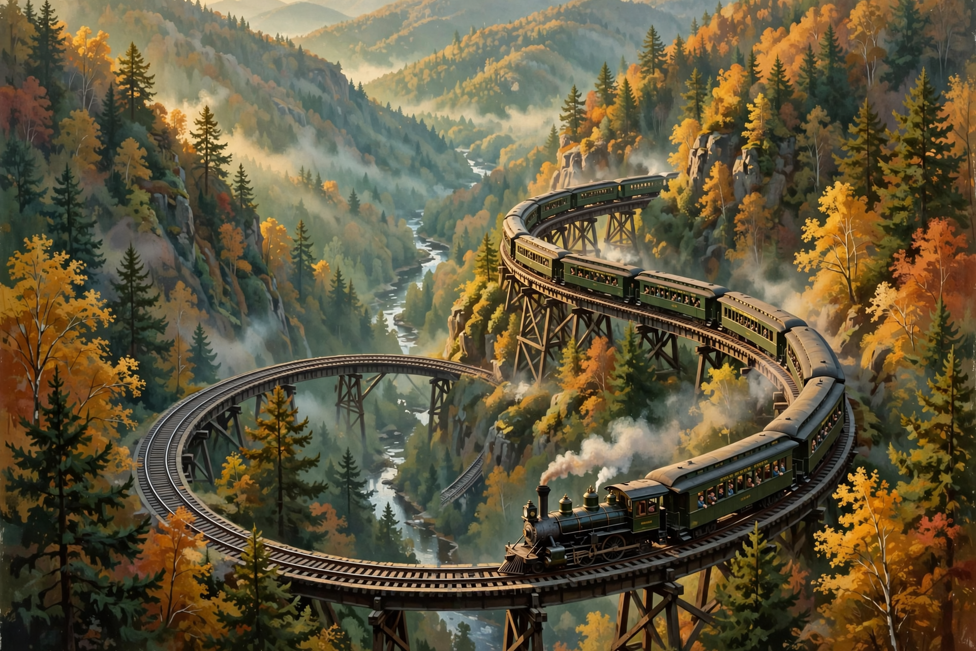 Illustration for 🚂 Ride the All-Day Copperhill Special Through the Hiwassee Gorge to the Georgia Line