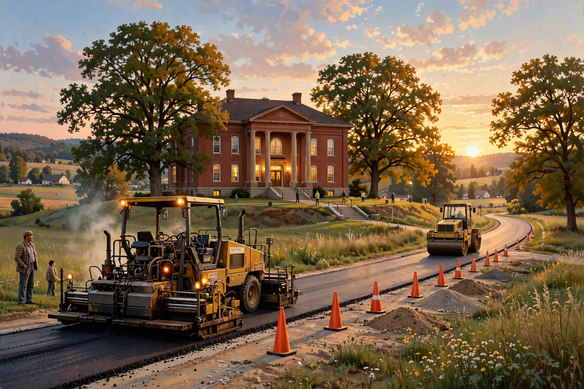 Illustration for 🚧 Paving in Marion County and a Bledsoe Meeting Tonight