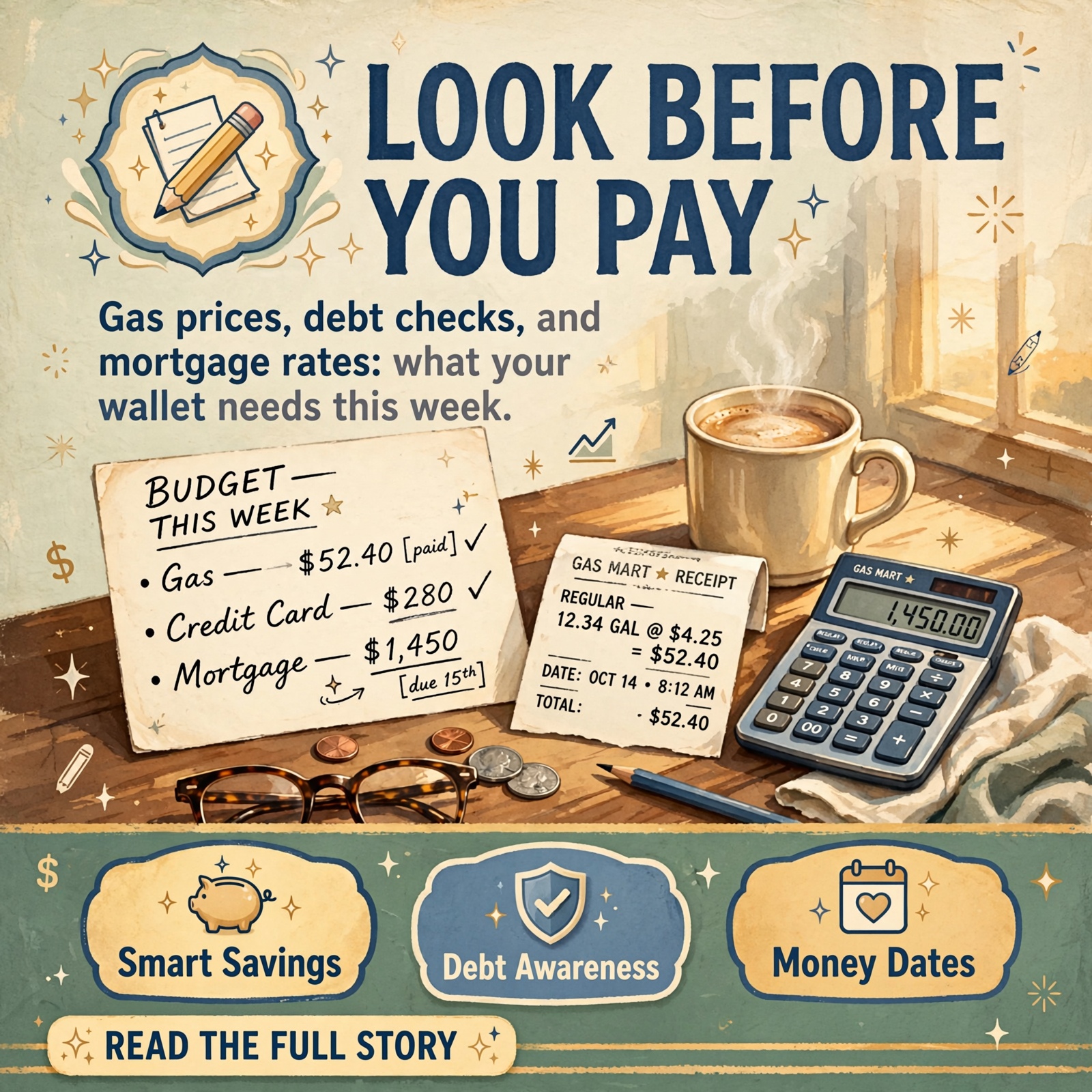 Featured image for "💵 Monday Money Check: Chattanooga Gas Slips to $3.65, Debt Takes a Bigger Bite of Raises, and Next Year's Medicare Part B Price Is Still…