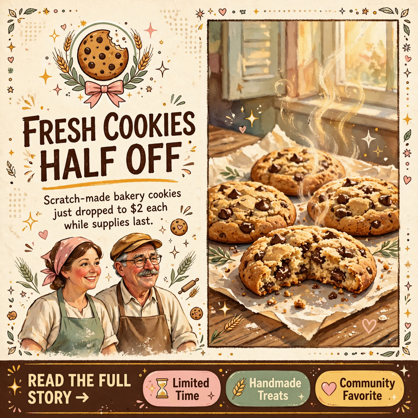 Featured image for "🍪 Flash Cookie Sale in Lusk - Just Frosted Clears Cooler at $2 Each"