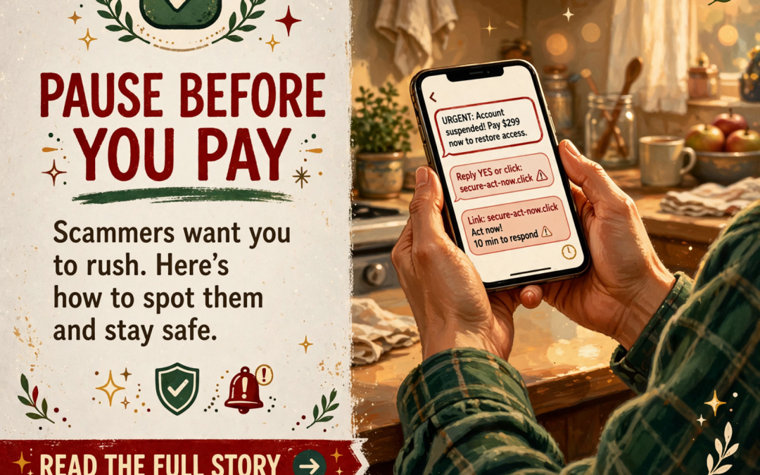 🏦 A Bank Text That Wants a Reply, a Country Star in Your Messages, a Sold-Out Toy That’s Suddenly in Stock and a Gift Exchange Promising 36 Presents: Your Scam Watch for This Week