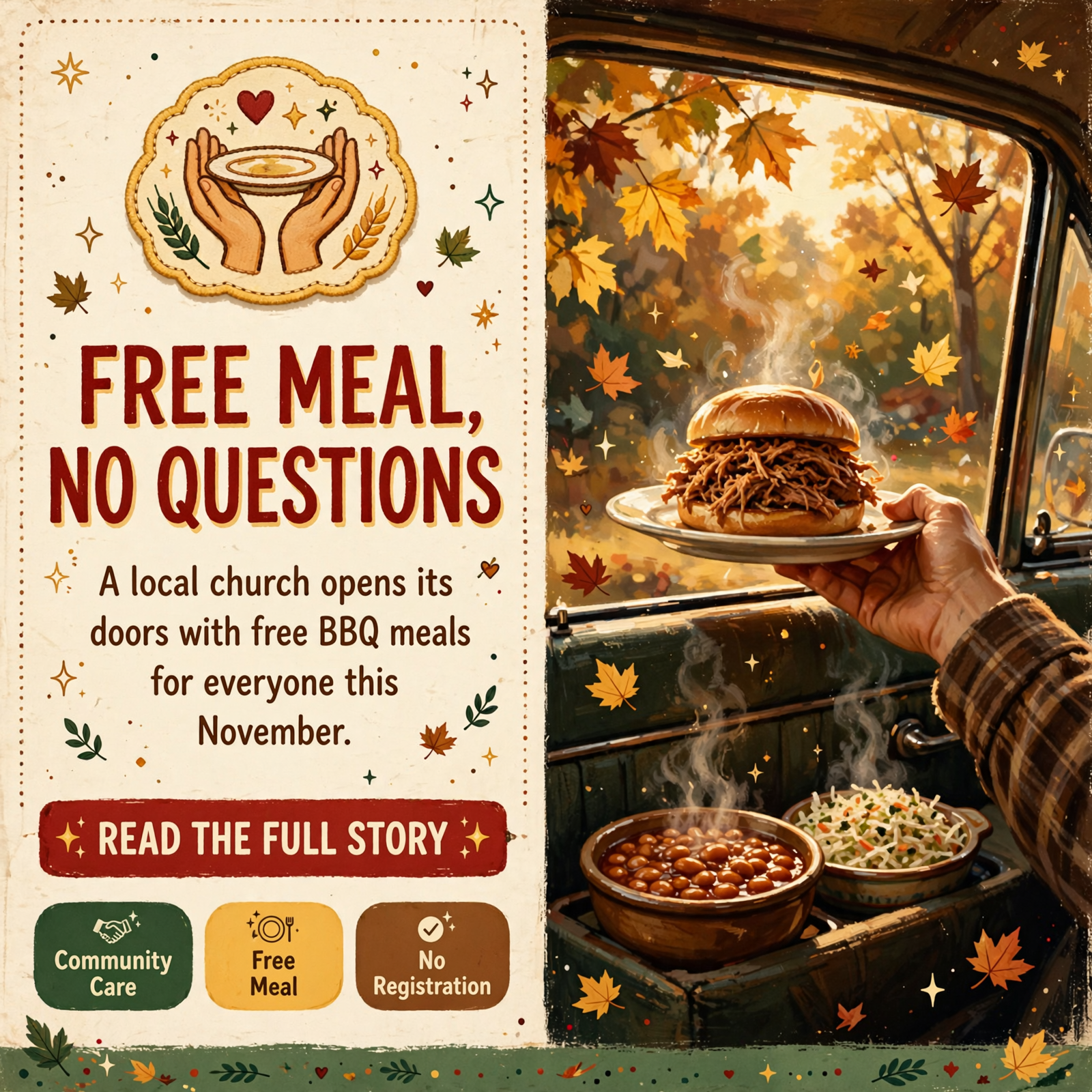 Free Drive-Thru BBQ Meal in Dunlap, TN – November 14th π β Featured Image Featured image for "Free Drive-Thru BBQ Meal in Dunlap, TN - November 14th π"