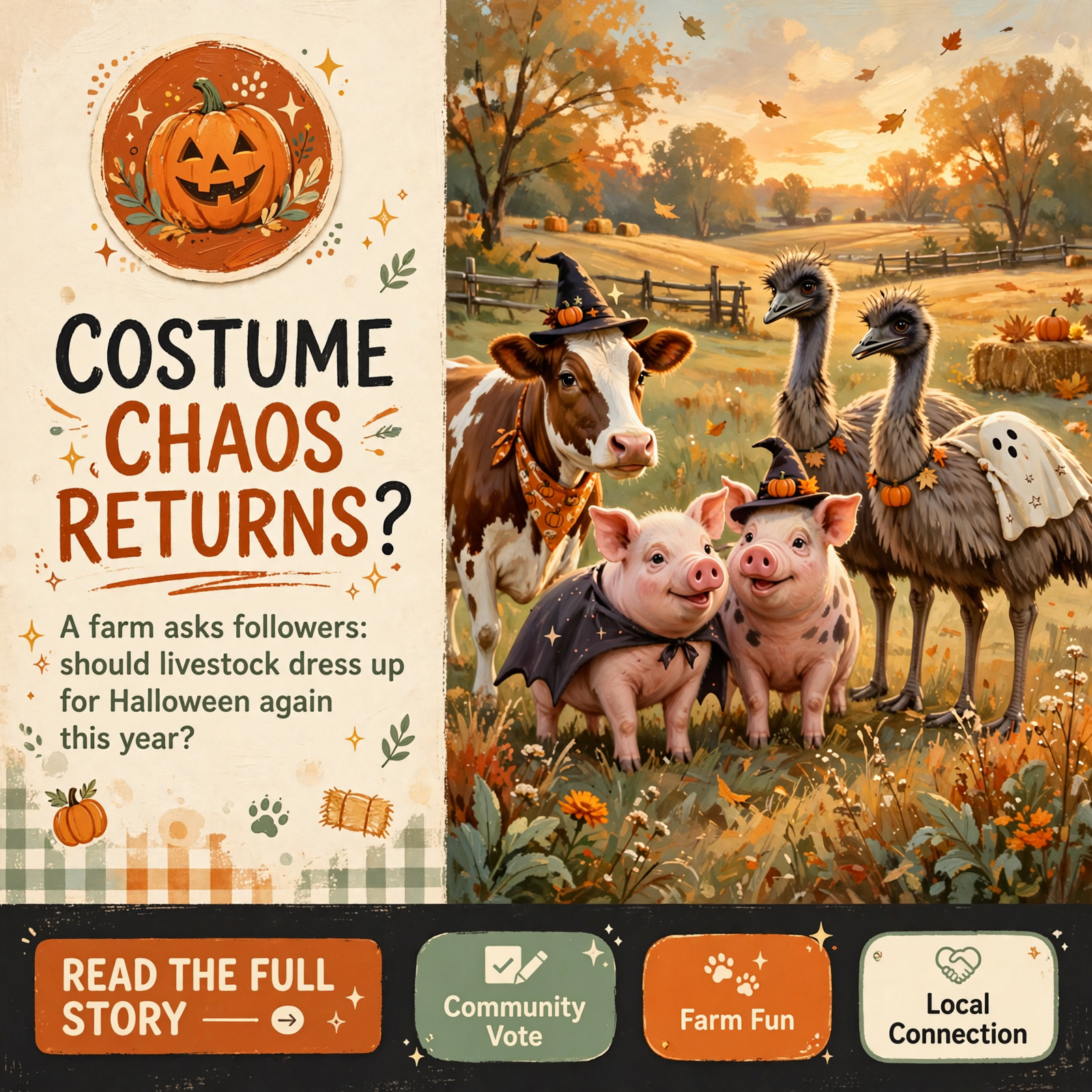 π Farm Halloween Returns? Weakley Hog Farm Weighs Costume Chaos for 2026 β Featured Image Featured image for "π Farm Halloween Returns? Weakley Hog Farm Weighs Costume Chaos for 2026"