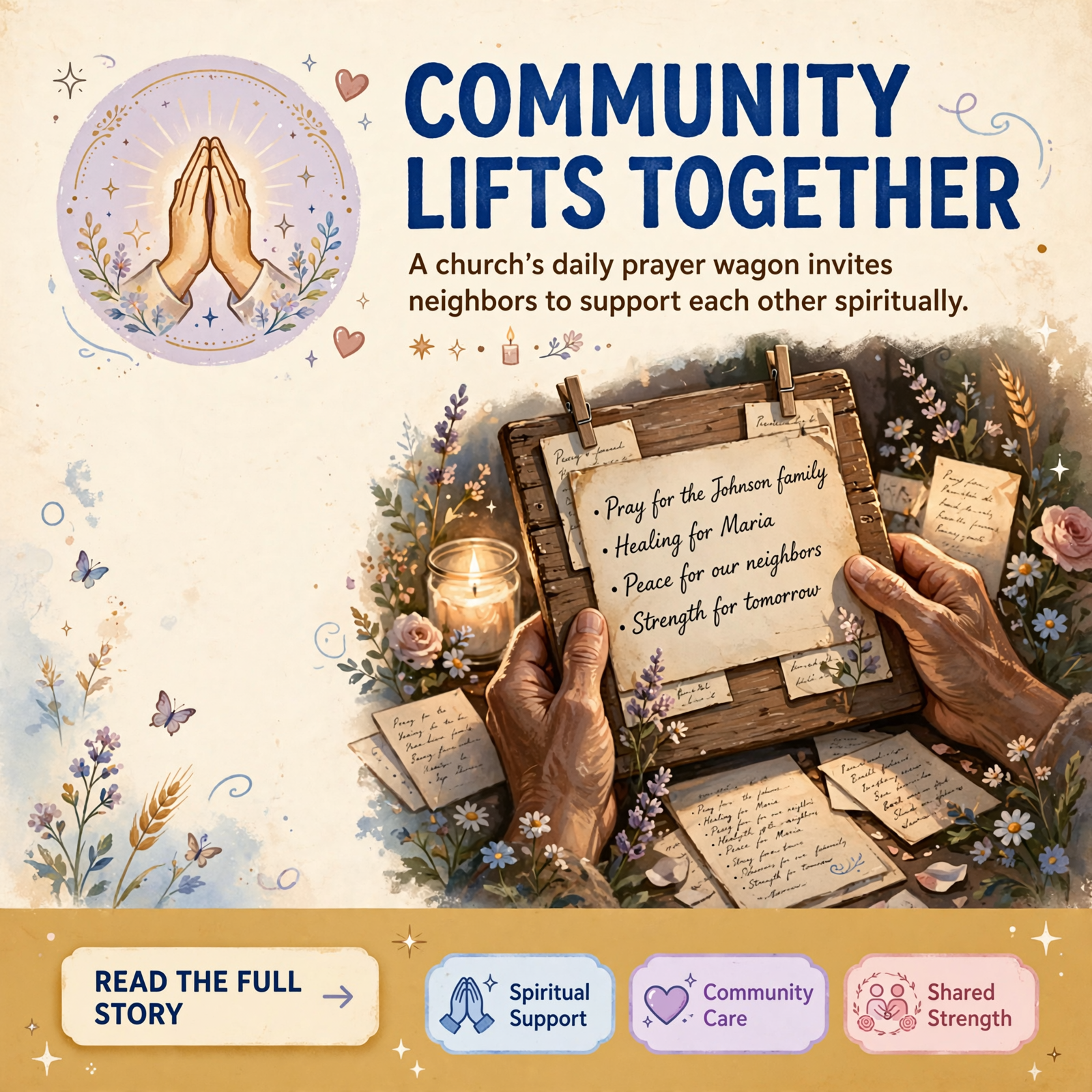 Featured image for "🙏 East Valley Baptist Church Shares Daily Prayer List for Community Support"