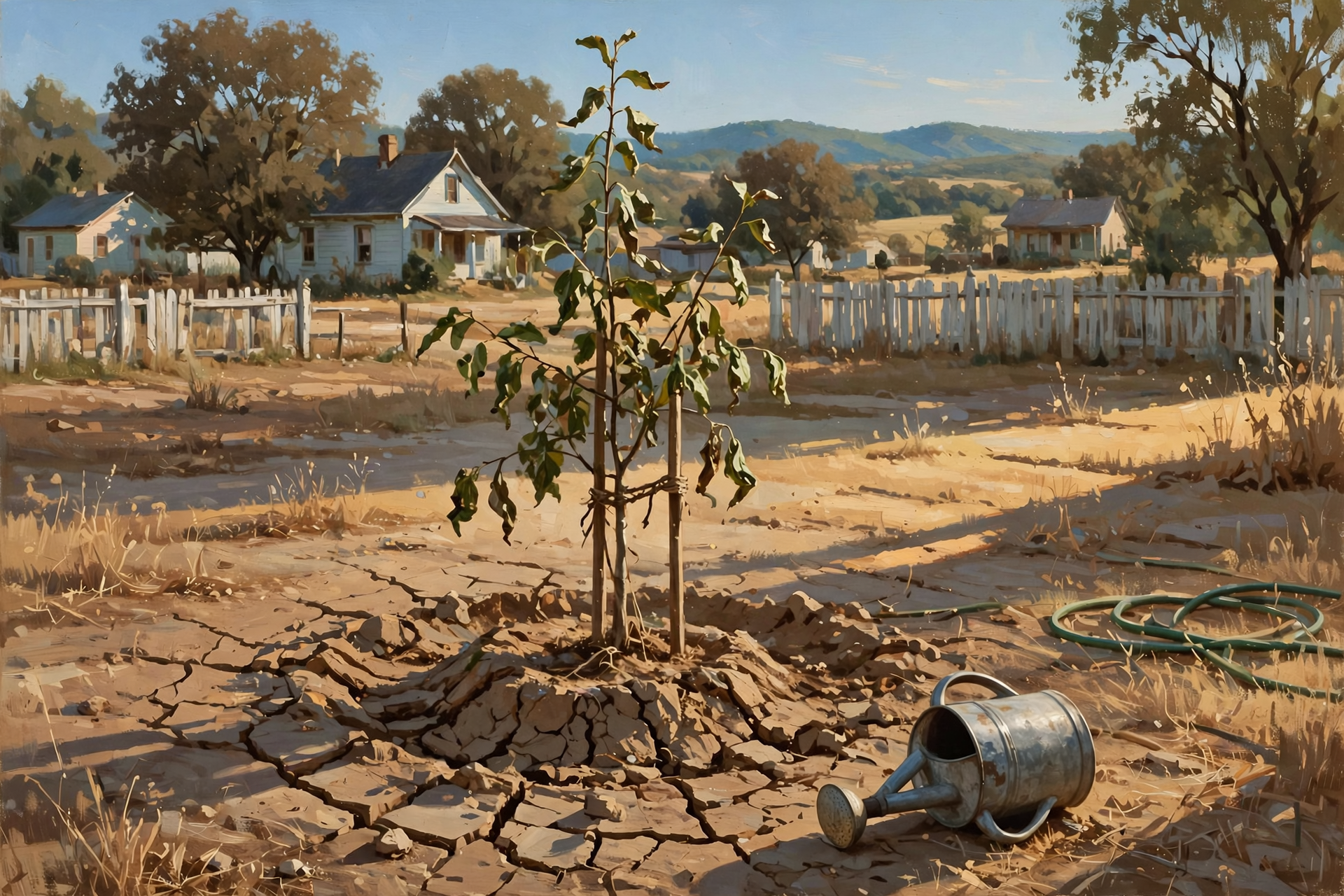 Illustration for 💧 Dry Air, Thirsty Ground: The Numbers Behind the Sunshine
