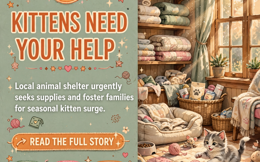 🐱 MARC Seeks Kitten Supplies and Foster Volunteers in Sequatchie