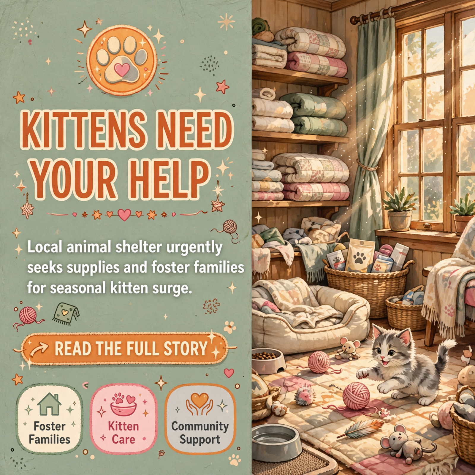 Featured image for "🐱 MARC Seeks Kitten Supplies and Foster Volunteers in Sequatchie"