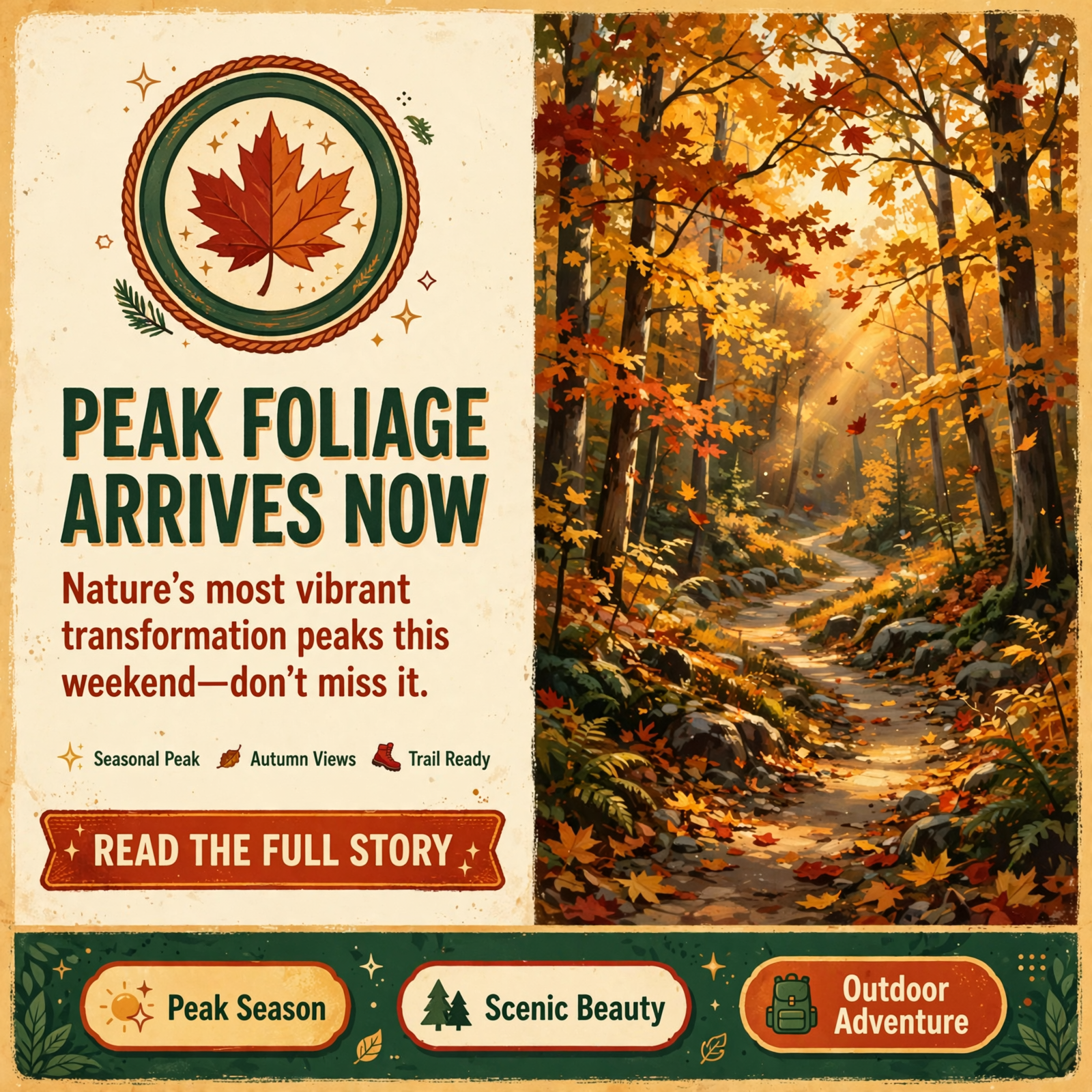 π Fall Foliage Peak Coming to Cherokee National Forest β Featured Image Featured image for "π Fall Foliage Peak Coming to Cherokee National Forest"