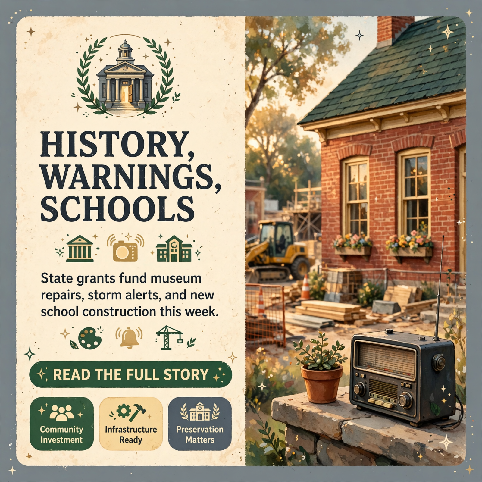 Featured image for "🏛️ Courthouse Corner: The Coke Ovens Museum Lands a $70,000 State Grant, Tennessee Gets $10.6 Million for Storm Warnings, Hamilton Sets…