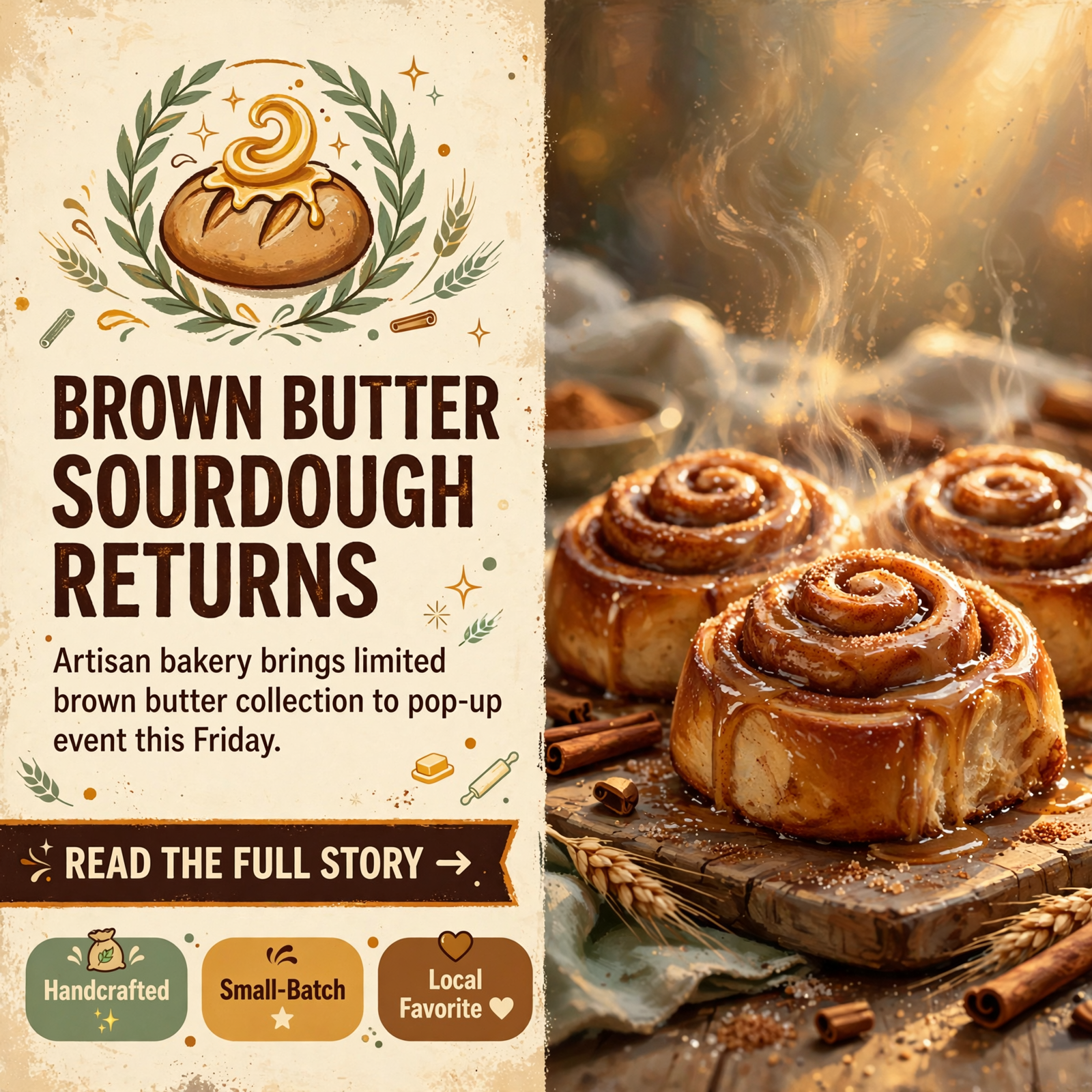 Featured image for "🤎 Field to Flour Sourdough Brings Brown Butter Collection to Ooltewah Pop-Up"