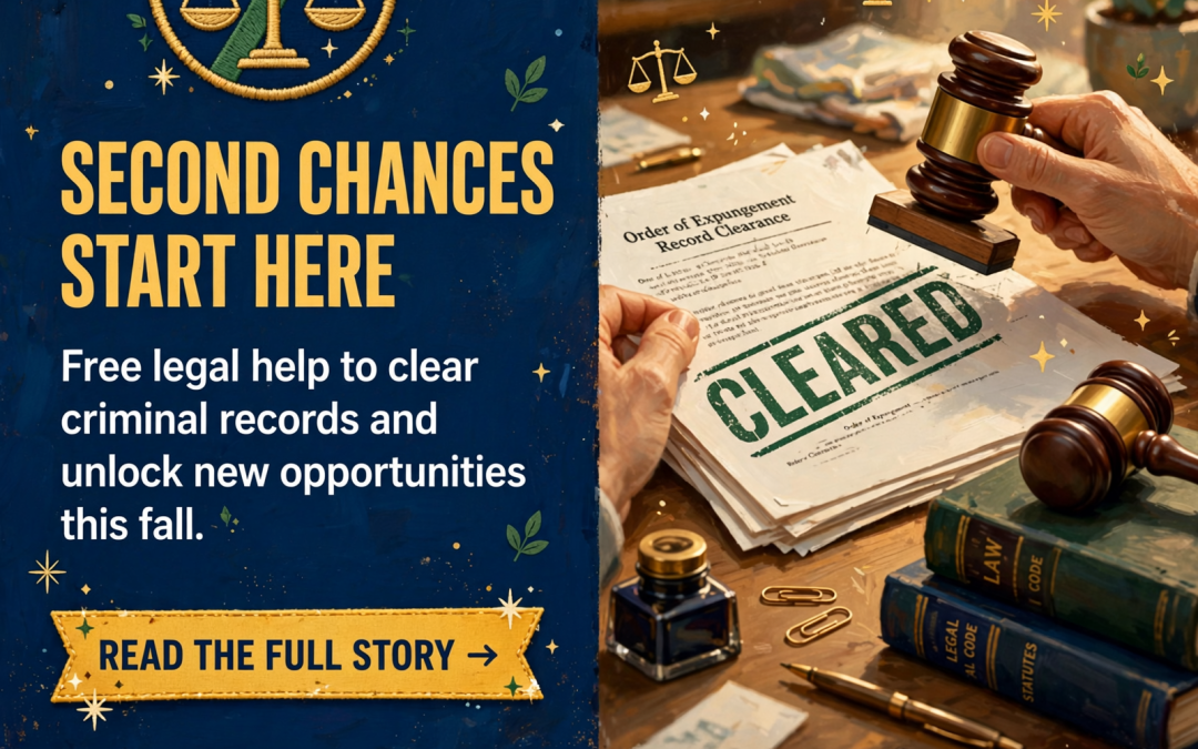 Free Expungement Clinic Coming to Sparta on October 21 – Get Help Clearing Your Criminal Record π