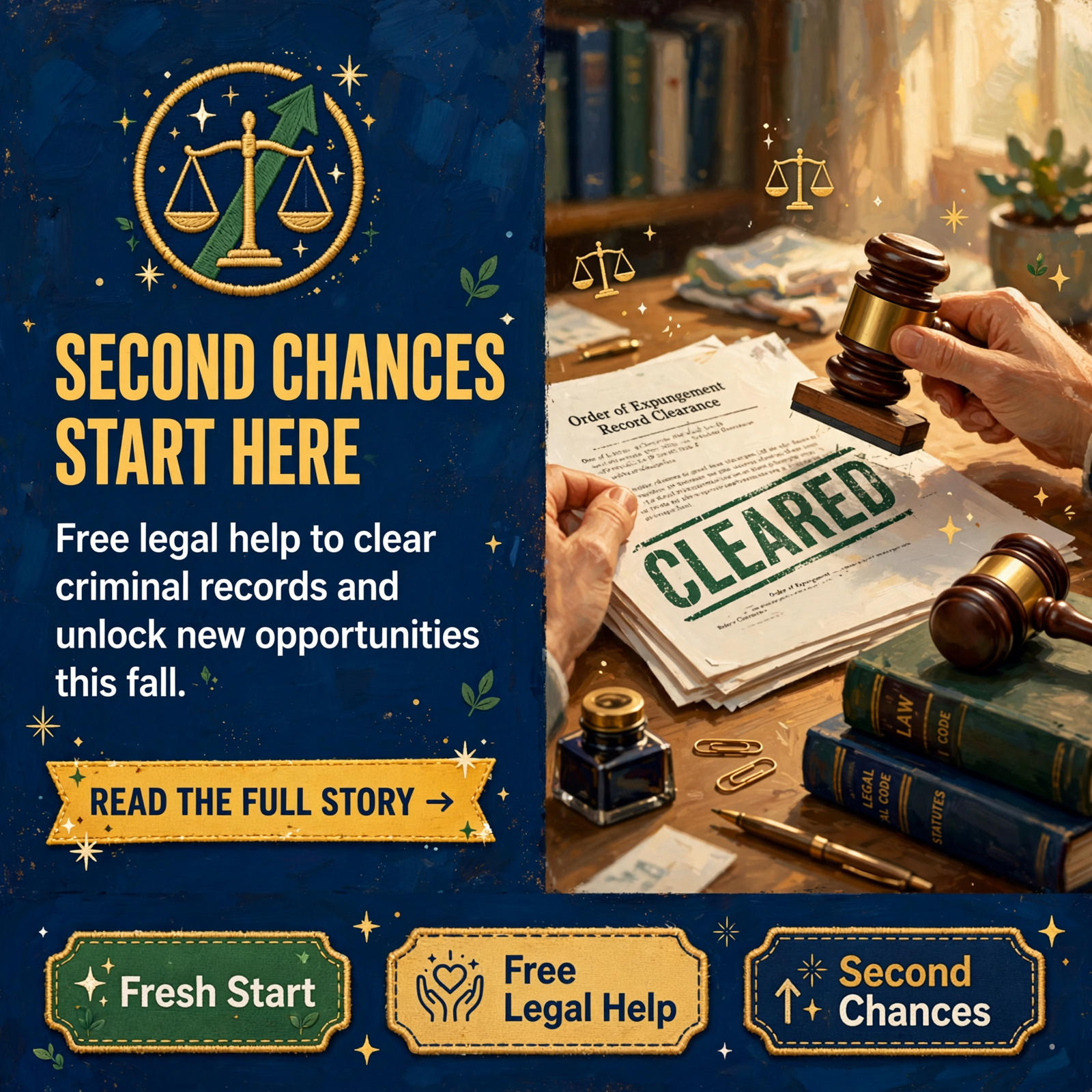 Featured image for "Free Expungement Clinic Coming to Sparta on October 21 - Get Help Clearing Your Criminal Record 📋"