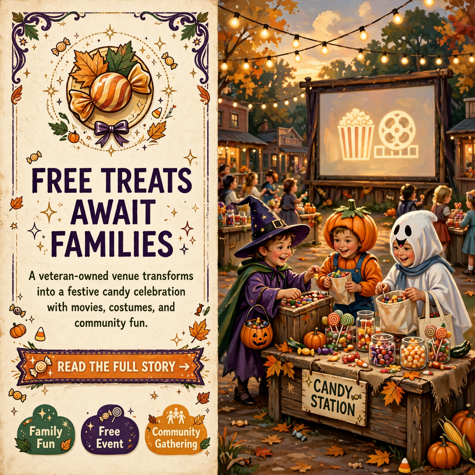 Featured image for "🍬 Free Candy Crawl Comes to Dead Zero Shooting Park in Spencer - October 23rd"