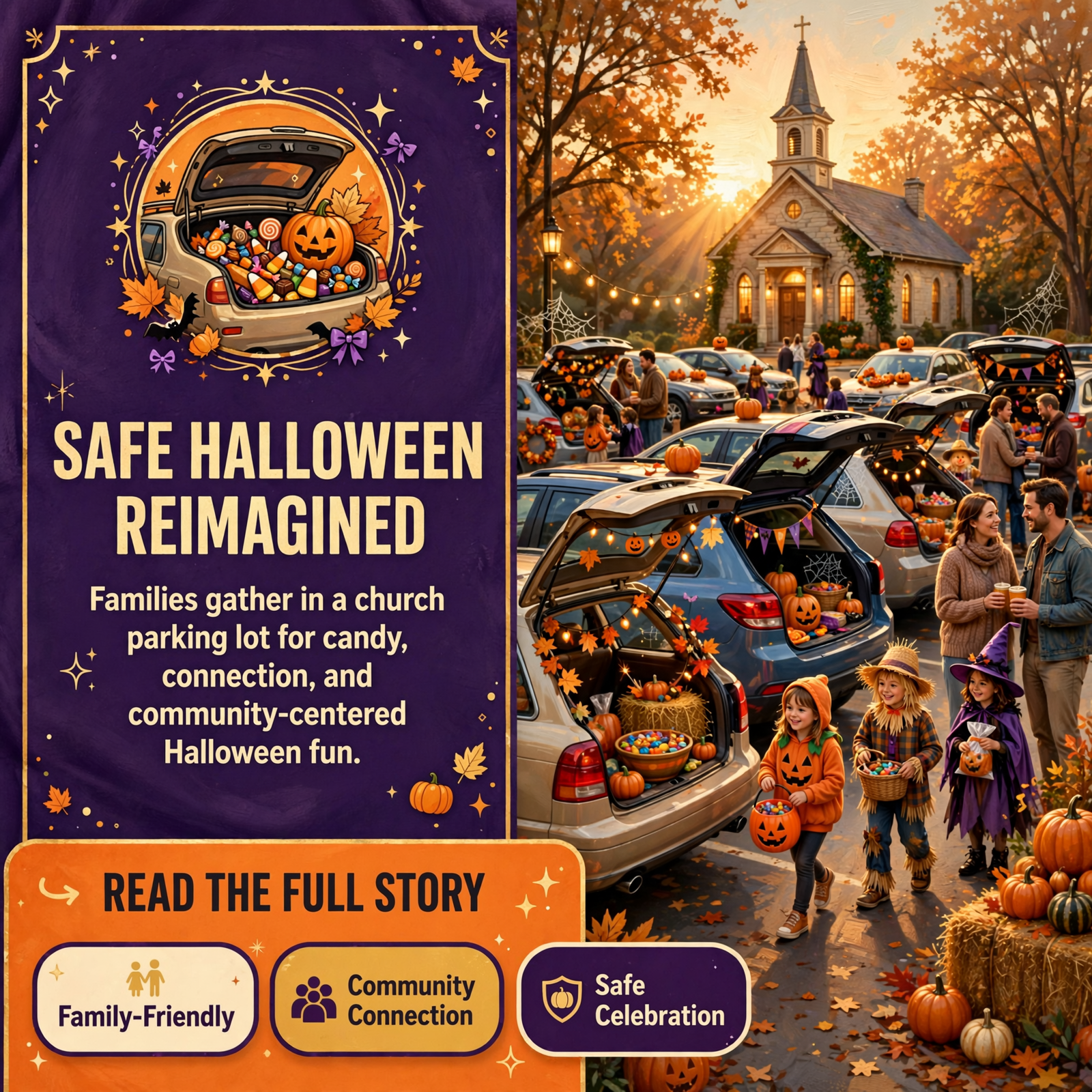 Featured image for "🎃 Trunk or Treat in Hixson - Family-Friendly Halloween Fun at Middle Cross Baptist Church"