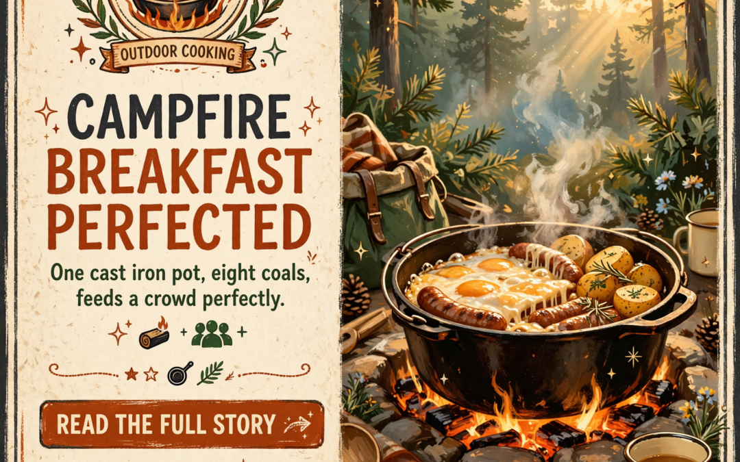 🍳 Cast Iron Campfire Breakfast Recipe: Mountain Man Breakfast for Your Next Outdoor Adventure